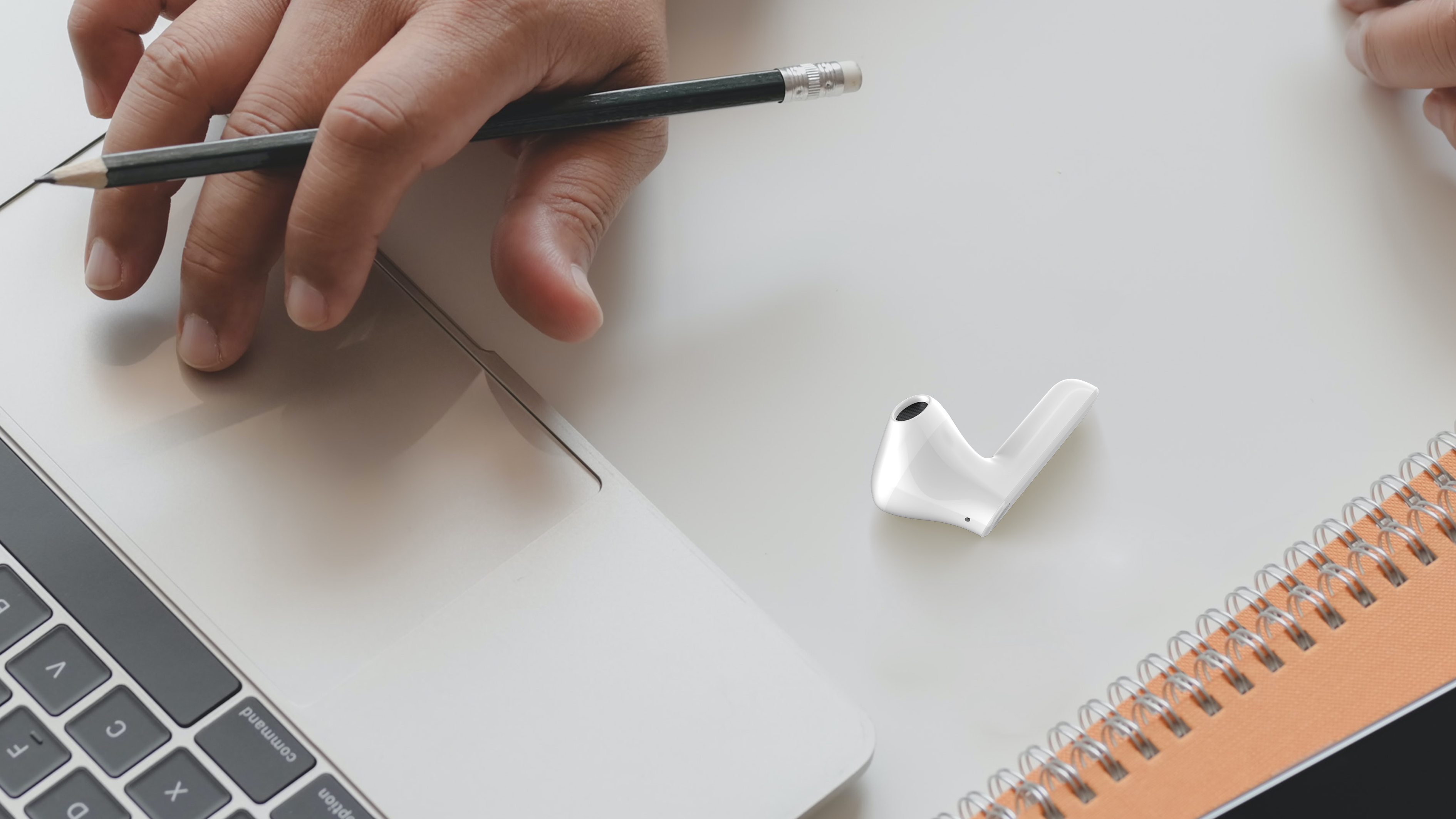 Half in-ear earphone，headset，