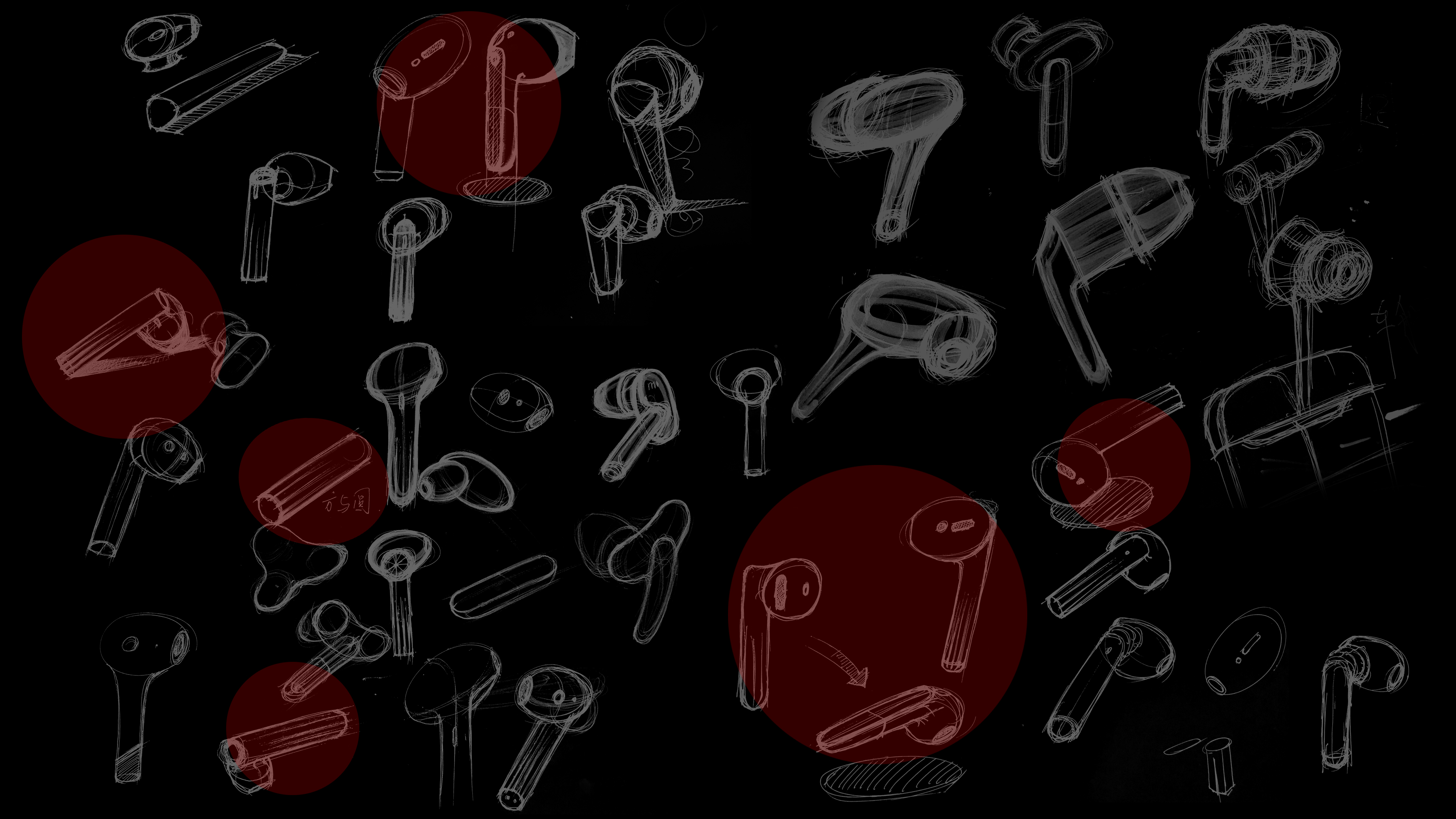 Half in-ear earphone，headset，