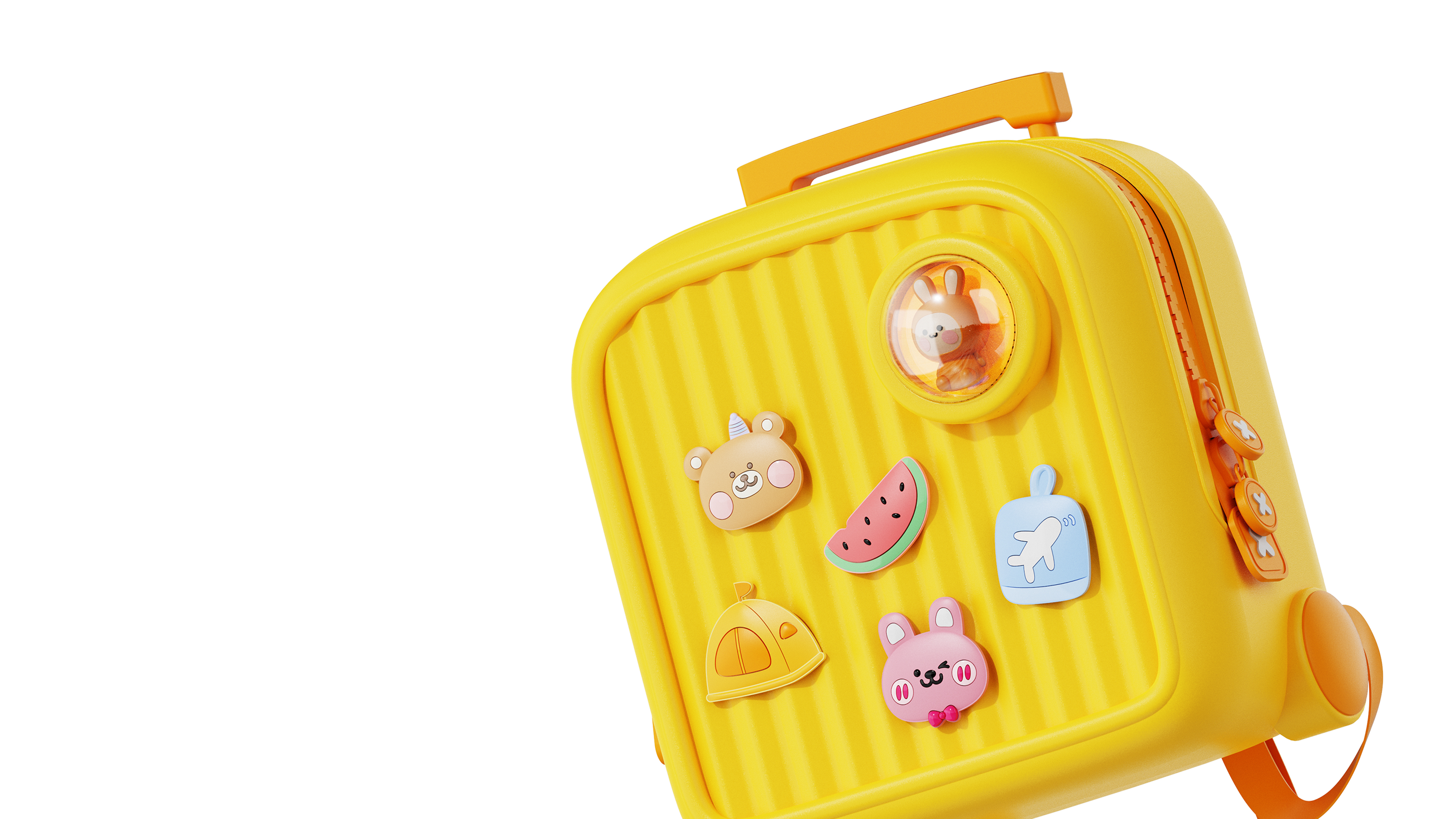 Children's Backpack，EVA，Removable badge，IP，trunk，