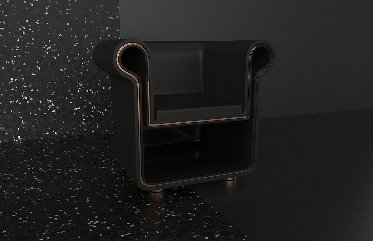 MEZZO Chair，chair，product design，