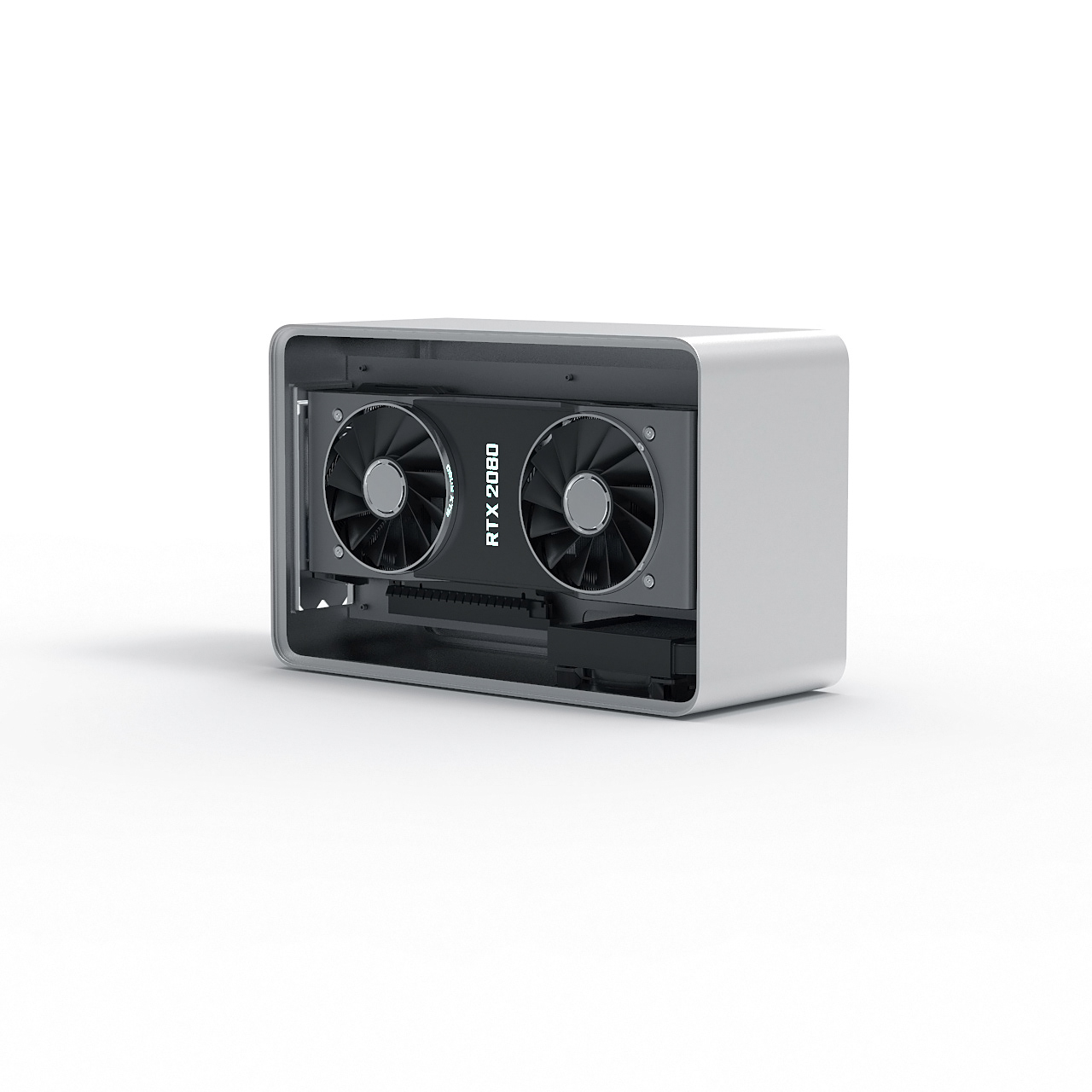 Graphics card，computer，industrial design，product design，Minimalist，External video card dock，