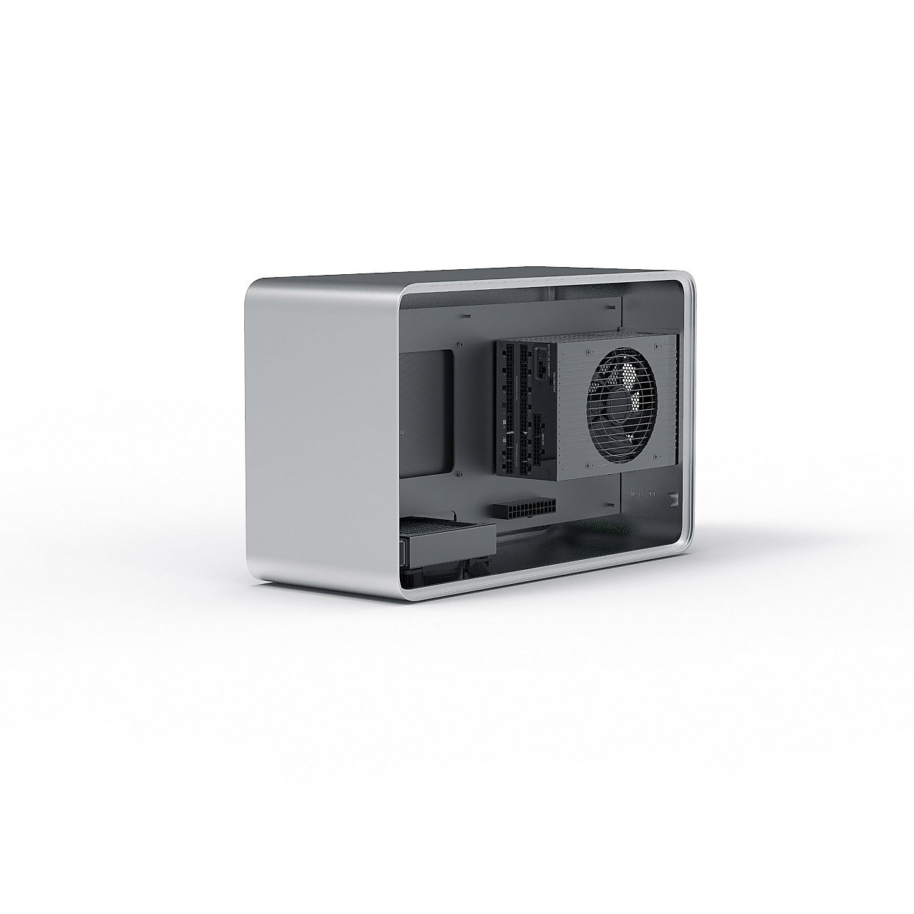 Graphics card，computer，industrial design，product design，Minimalist，External video card dock，