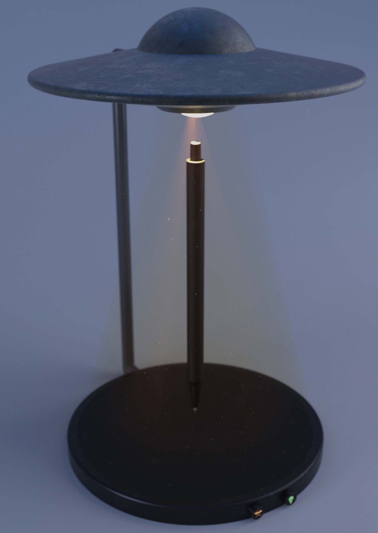 alien，conceptual design，science fiction，Flying saucer，pen container，