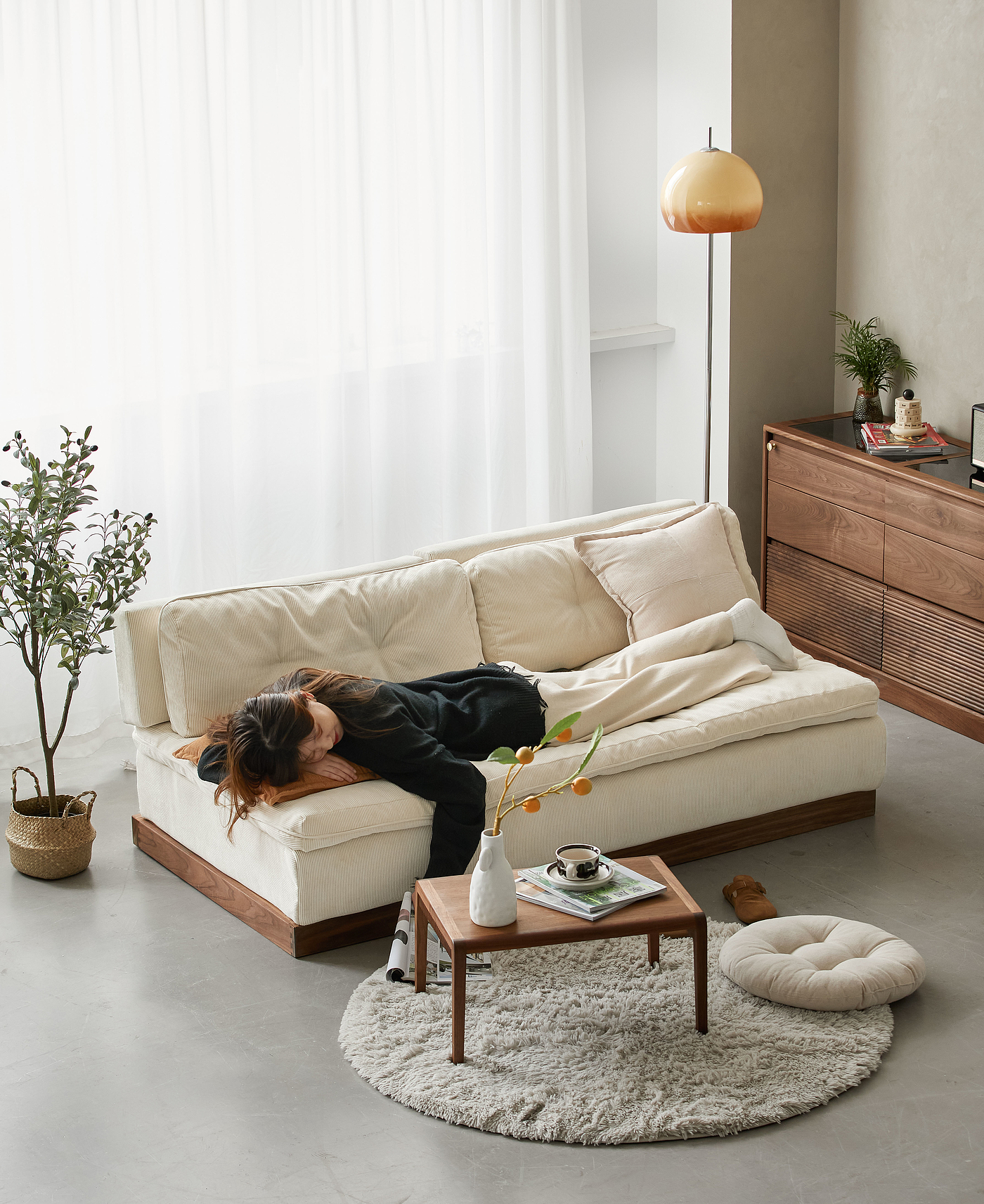 sofa，Black walnut furniture，