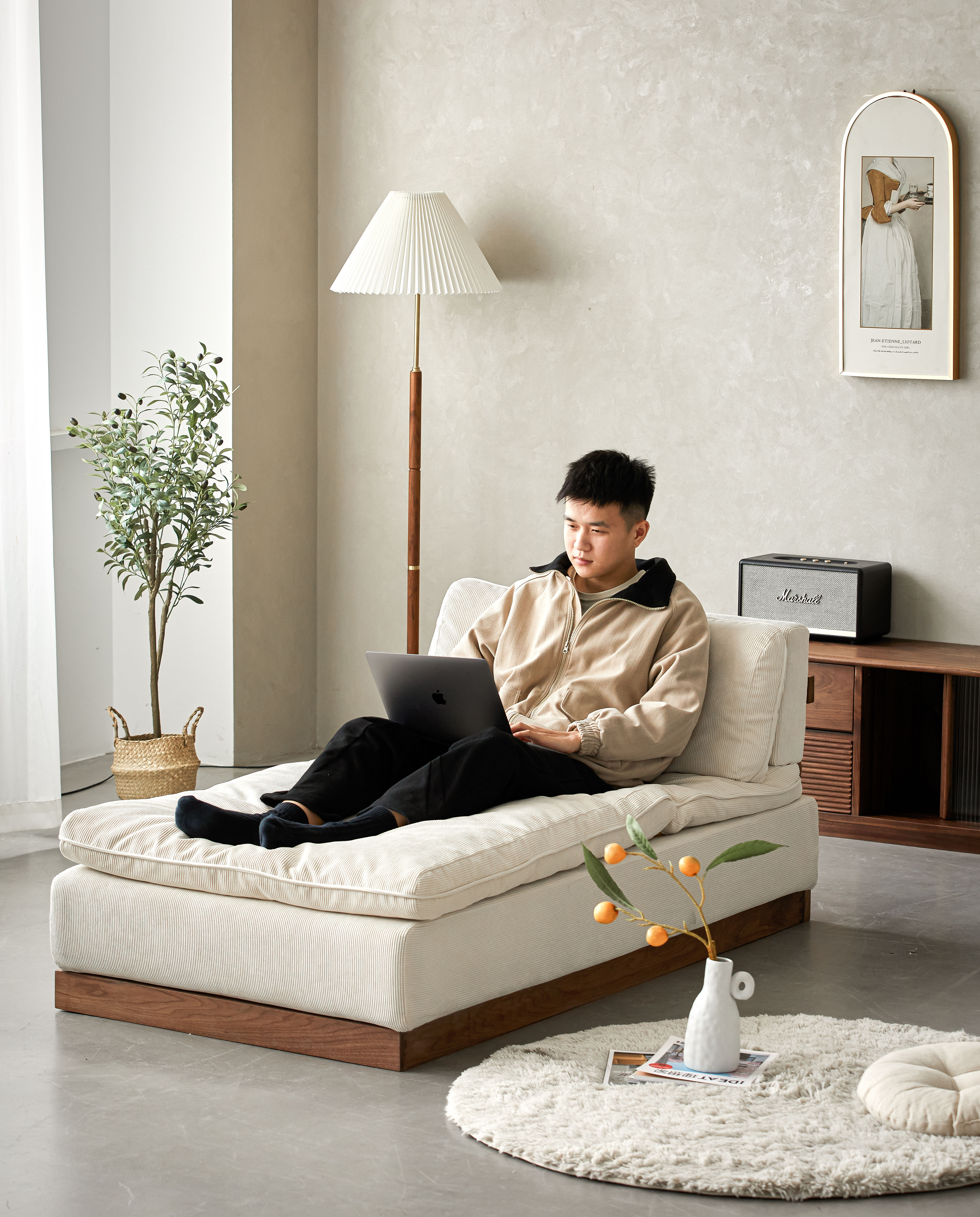 sofa，Black walnut furniture，