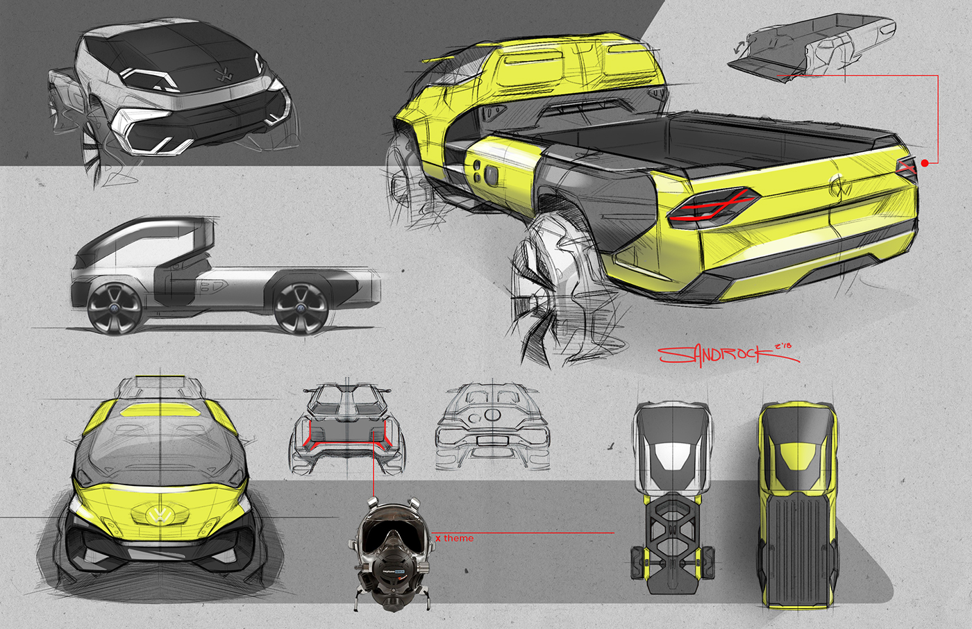 public，vw，truck，vehicle，