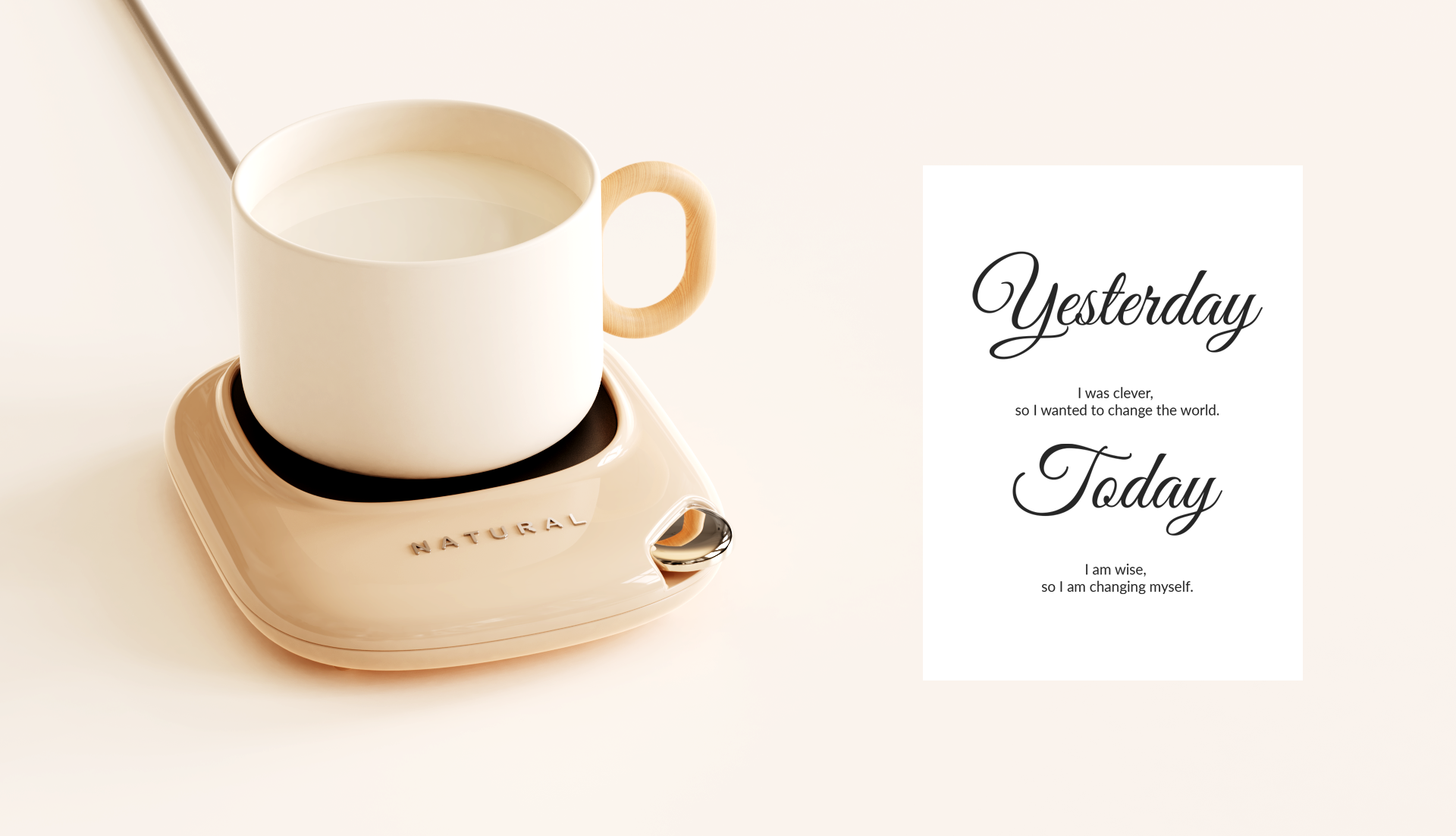 product design，Heating coaster，Coaster，Retro，Light luxury，fashion，