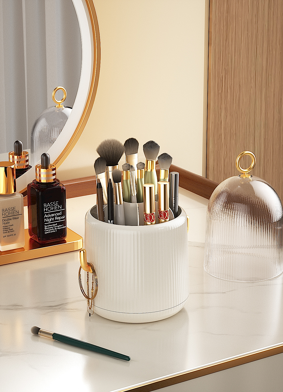 Cactus makeup pen holder，
