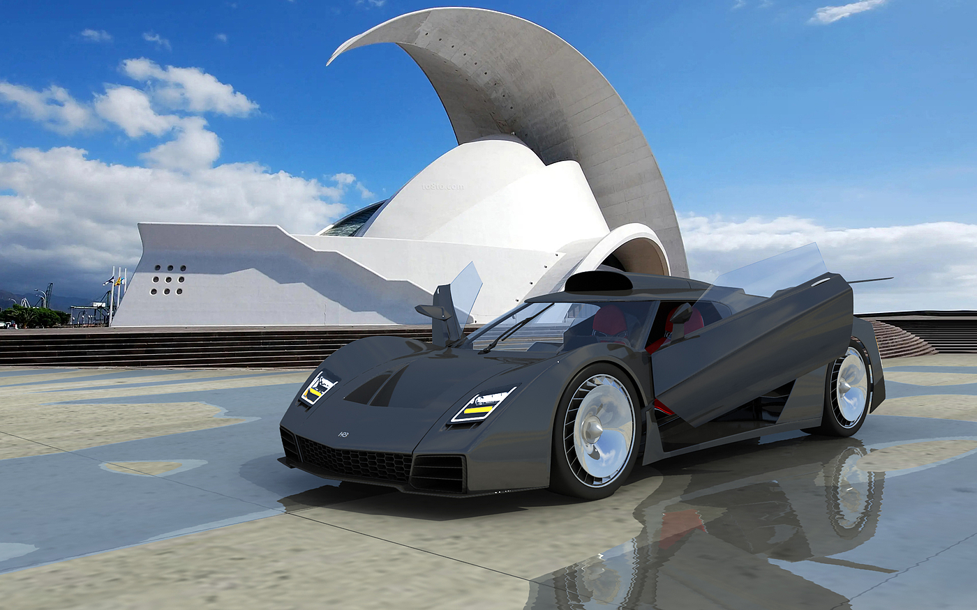 Sports car，Jet，vehicle，Automobile design，turbine，