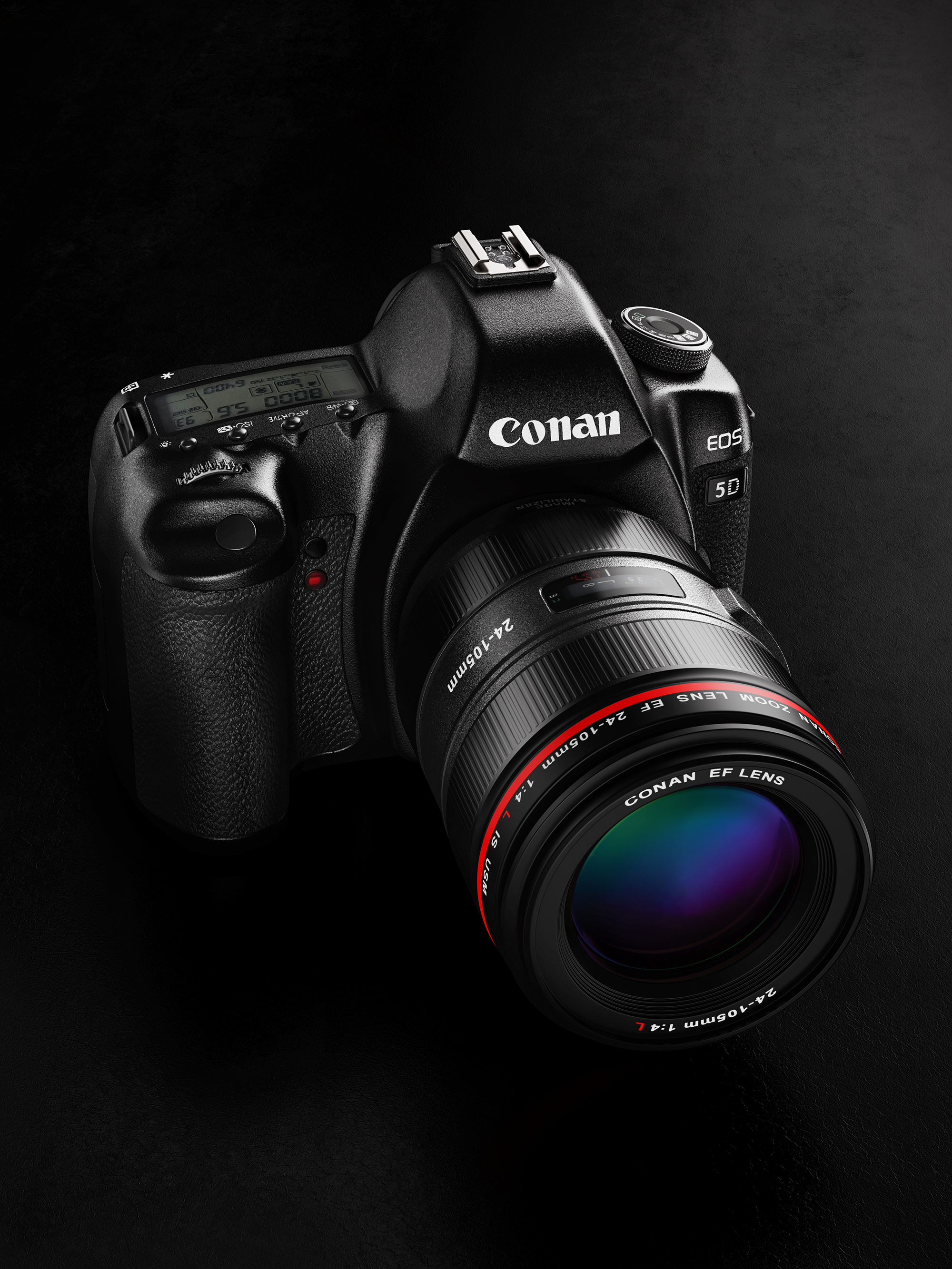 Camera rendering，3C products，Canon camera，Product rendering，