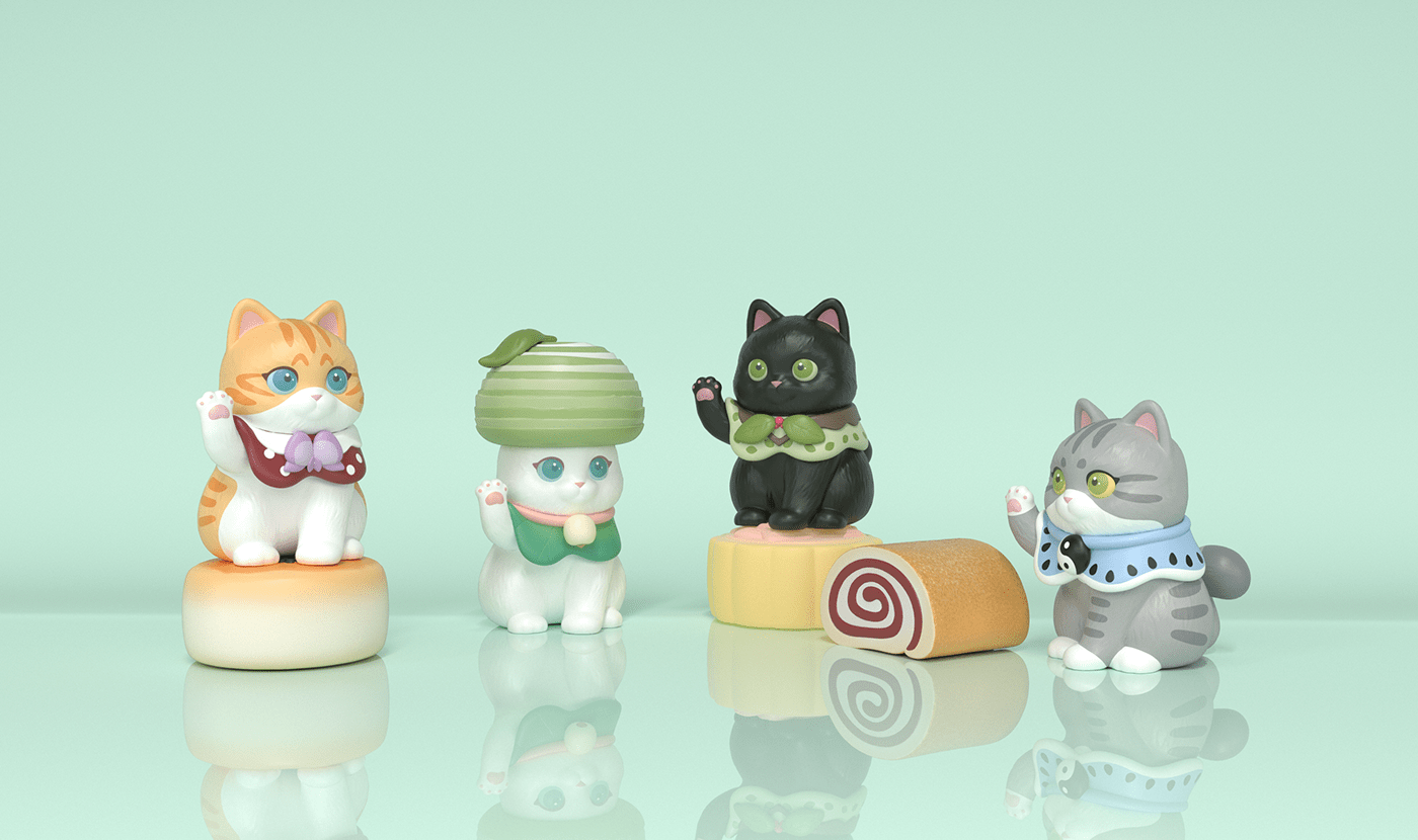 Toys，Toy design，manual，cat，cat，product design，design，