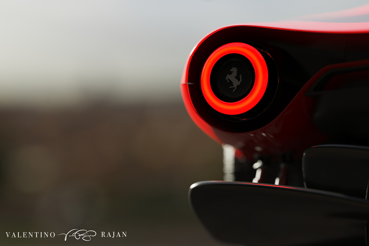 industrial design，Automobile design，automobile，Model，Ferrari，