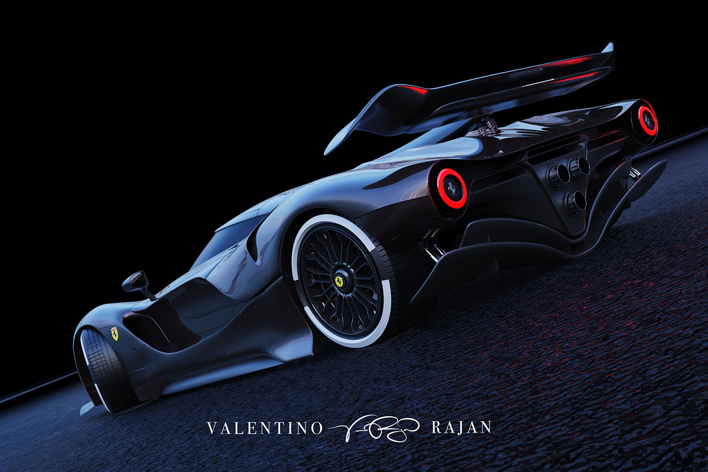 industrial design，Automobile design，automobile，Model，Ferrari，