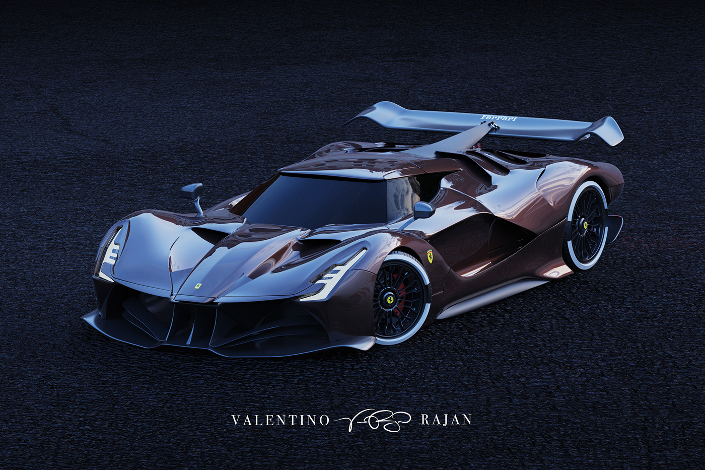 industrial design，Automobile design，automobile，Model，Ferrari，