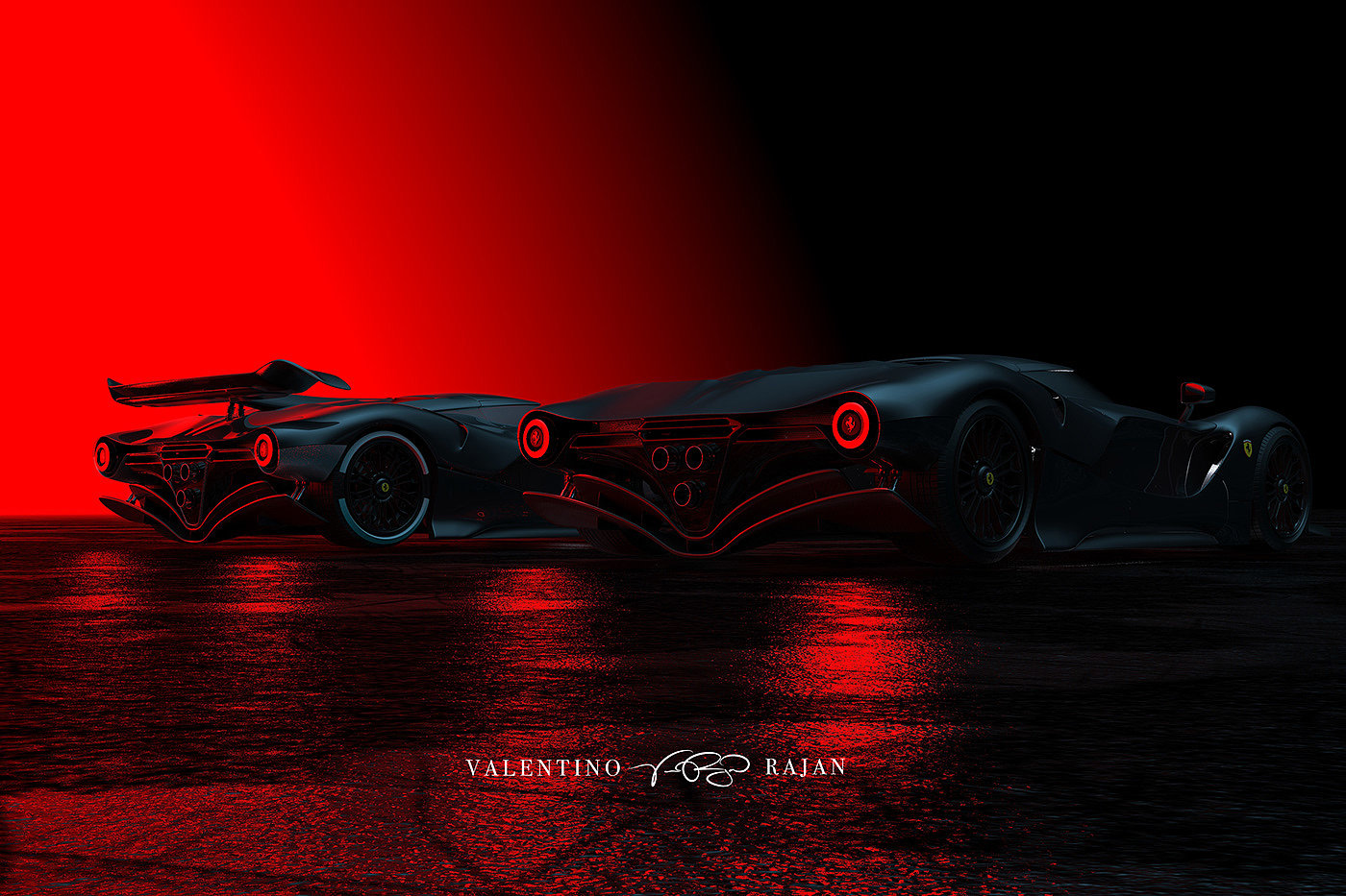industrial design，Automobile design，automobile，Model，Ferrari，