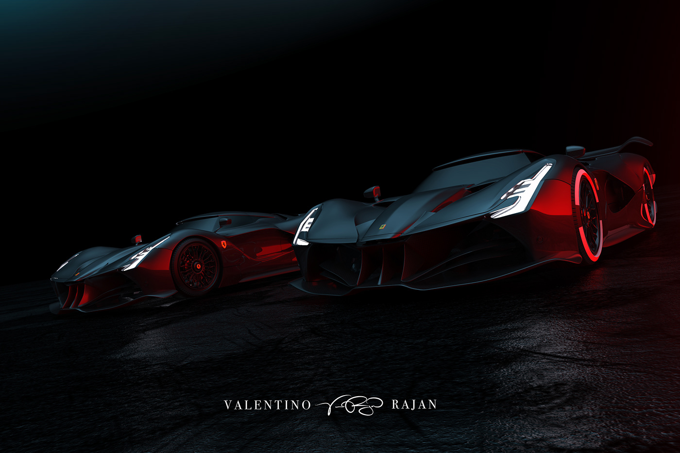 industrial design，Automobile design，automobile，Model，Ferrari，