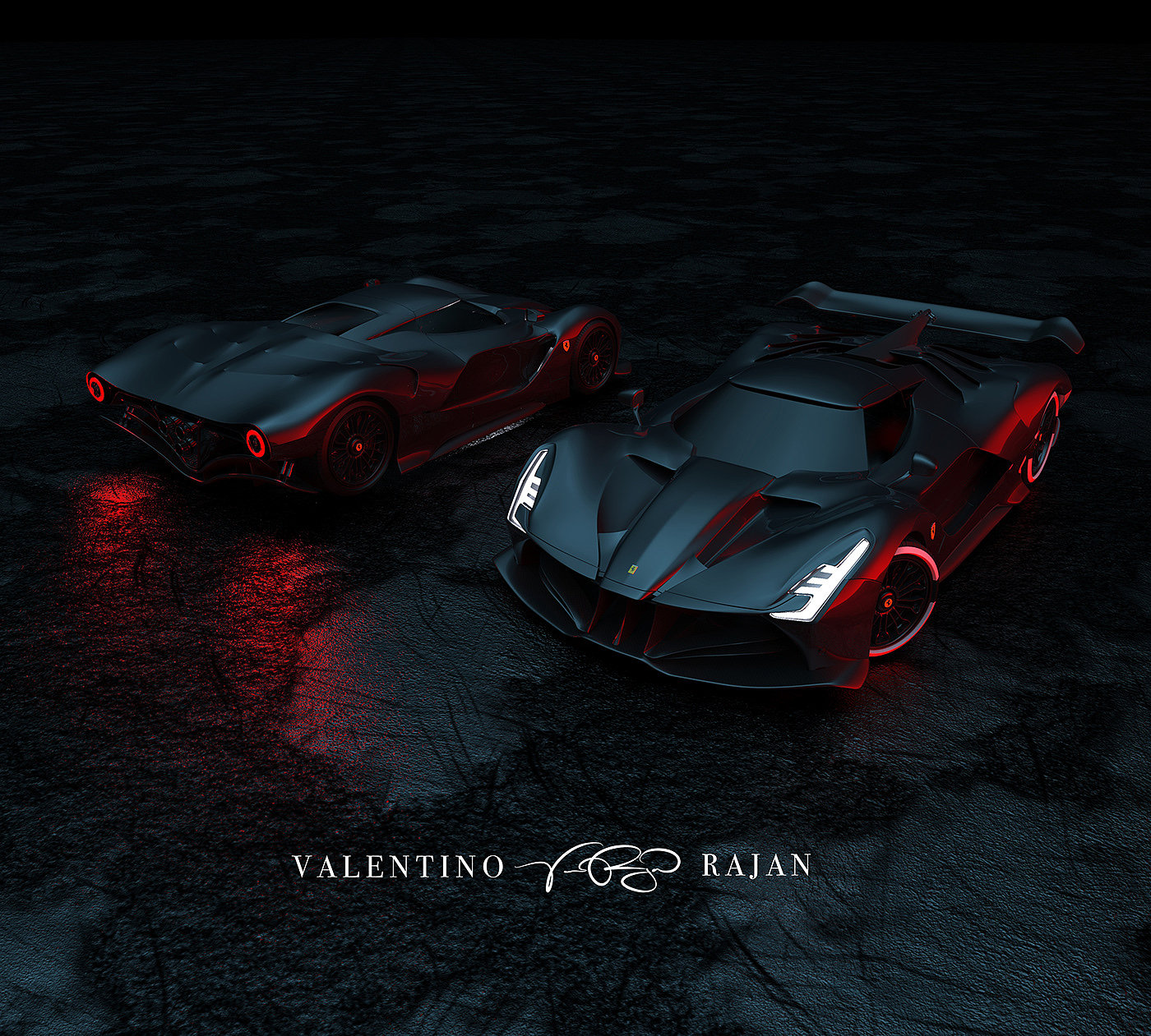 industrial design，Automobile design，automobile，Model，Ferrari，