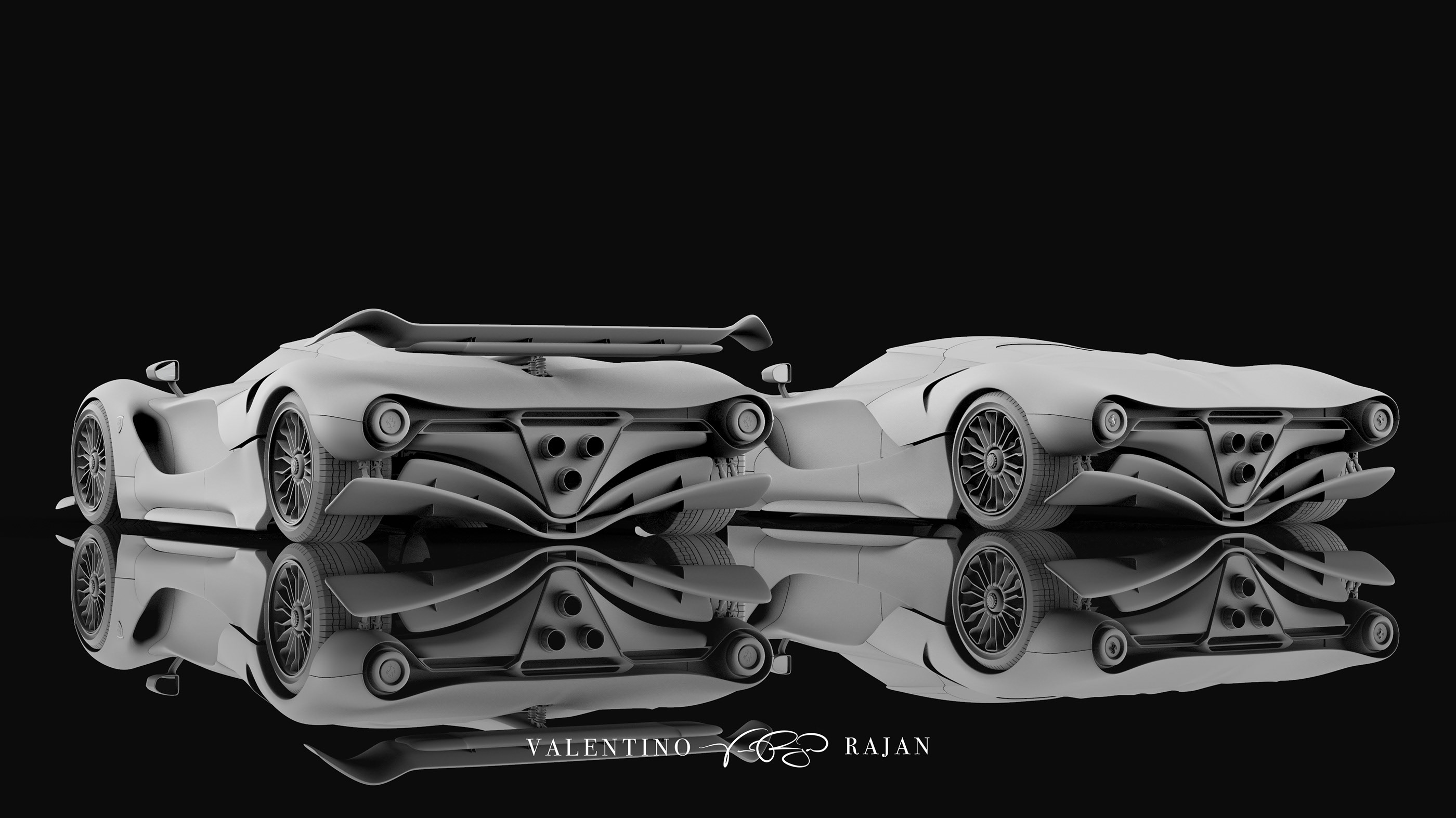 industrial design，Automobile design，automobile，Model，Ferrari，