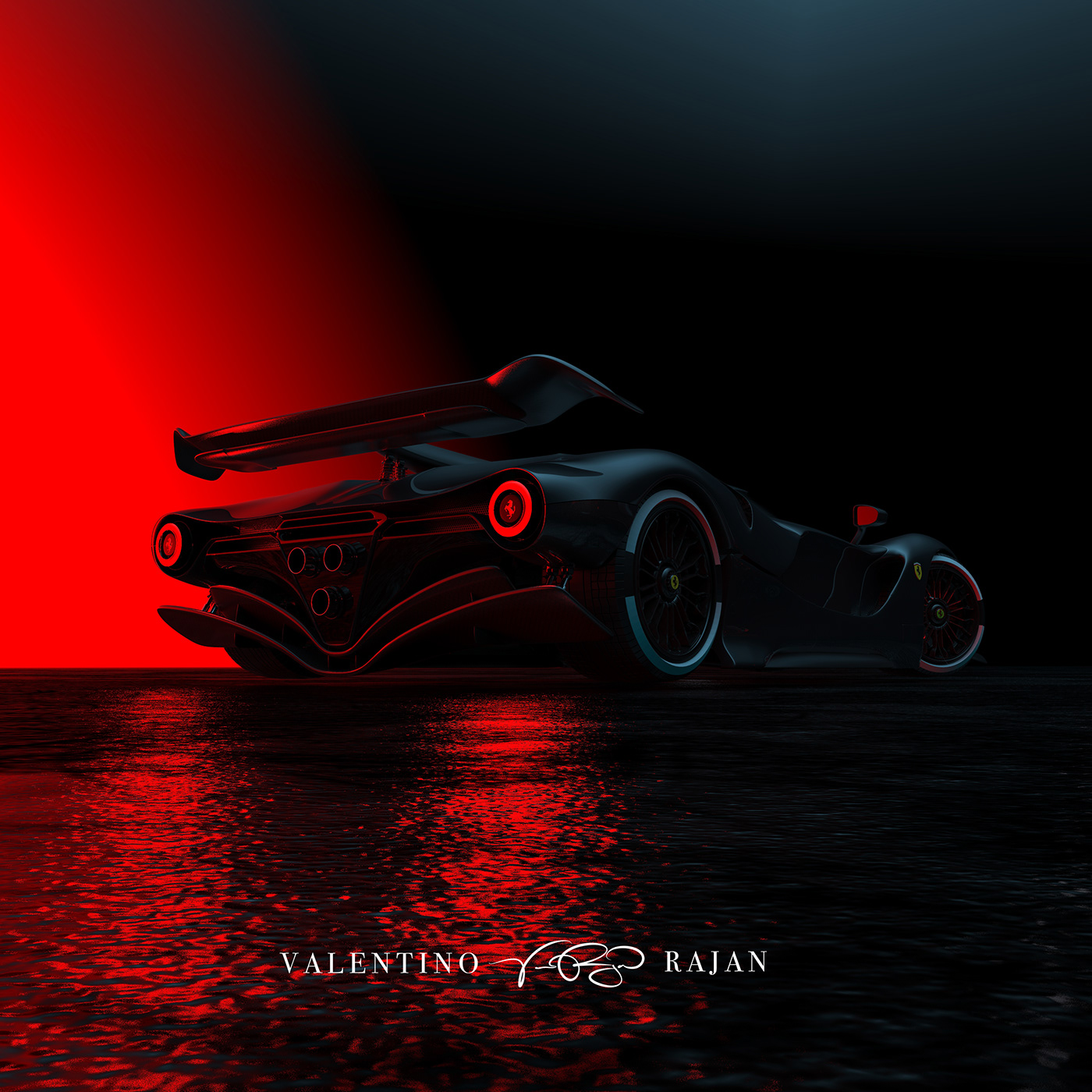 industrial design，Automobile design，automobile，Model，Ferrari，