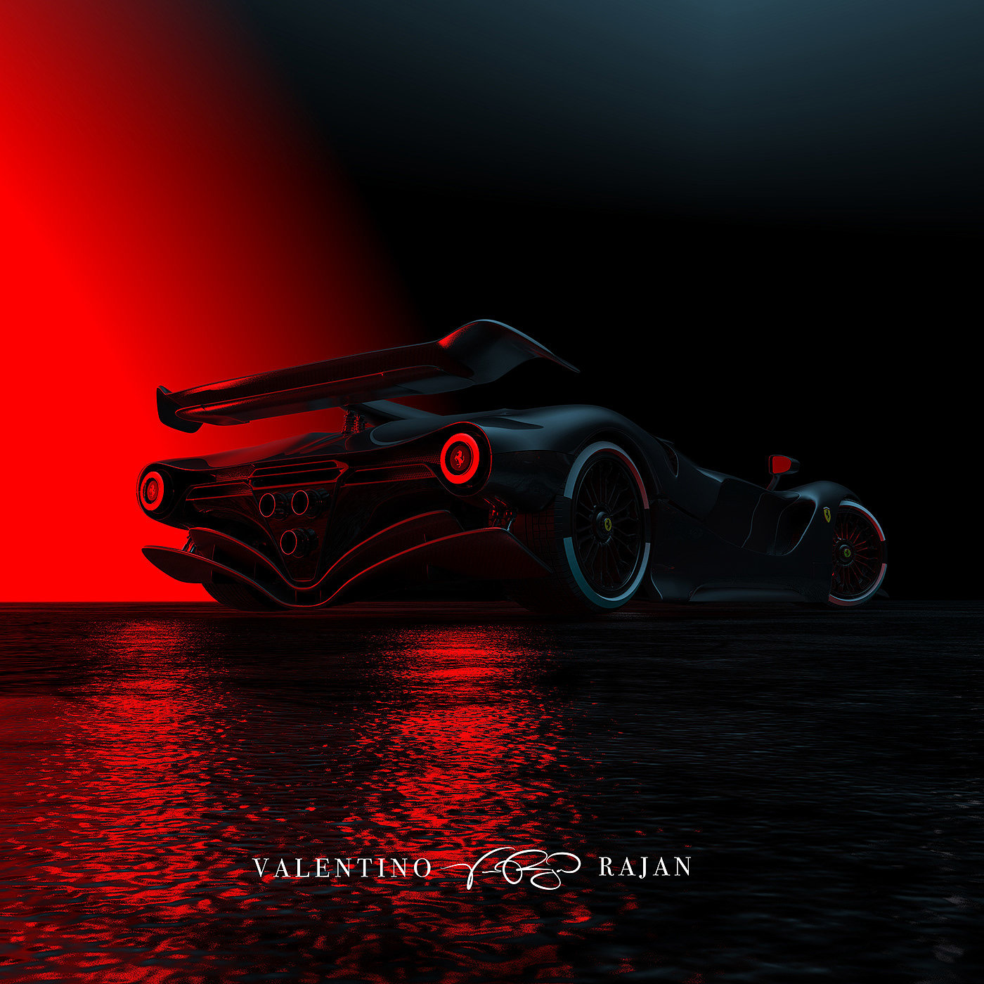 industrial design，Automobile design，automobile，Model，Ferrari，