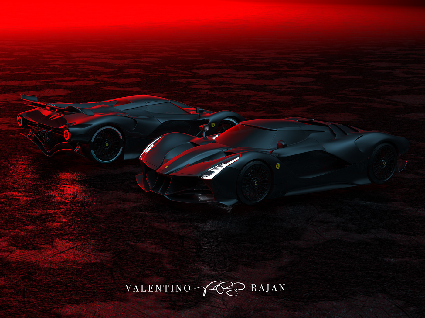 industrial design，Automobile design，automobile，Model，Ferrari，