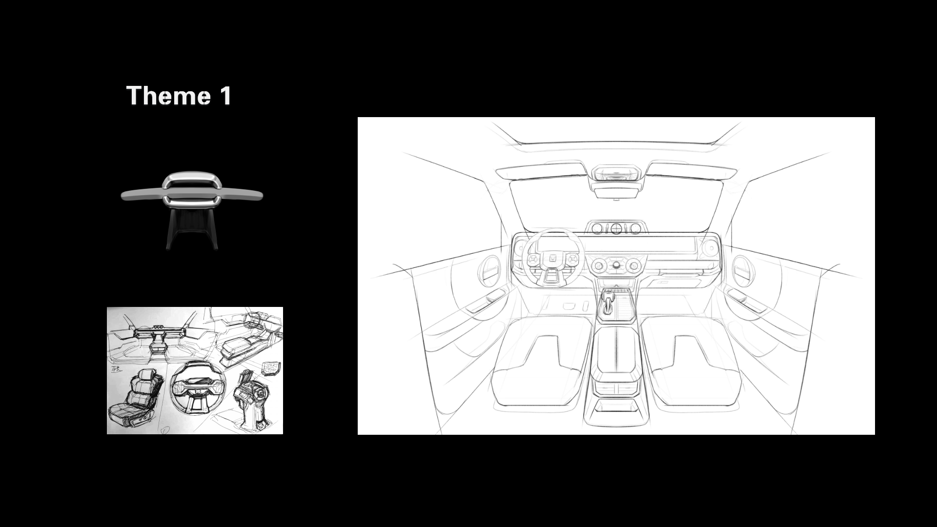 Interior design，Interior renderings，Automotive interior design，Automobile design，