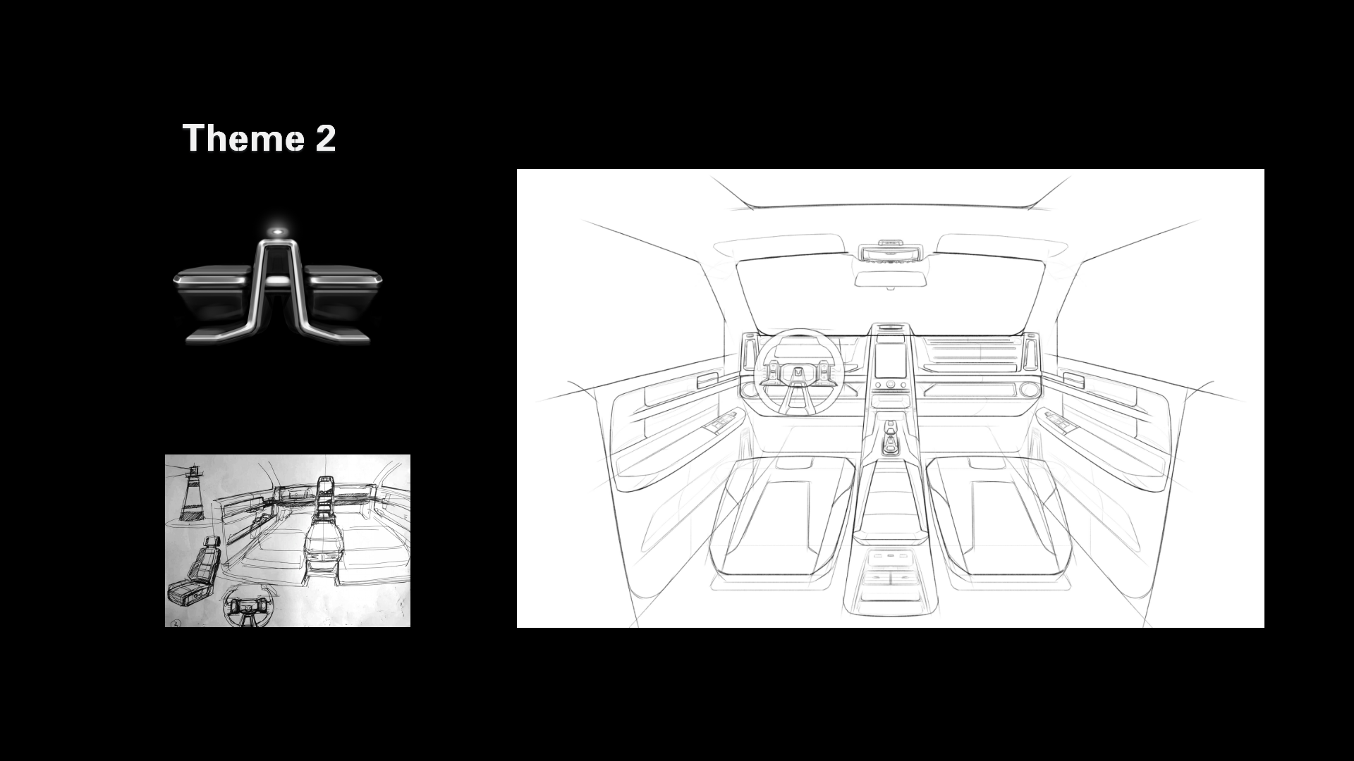 Interior design，Interior renderings，Automotive interior design，Automobile design，