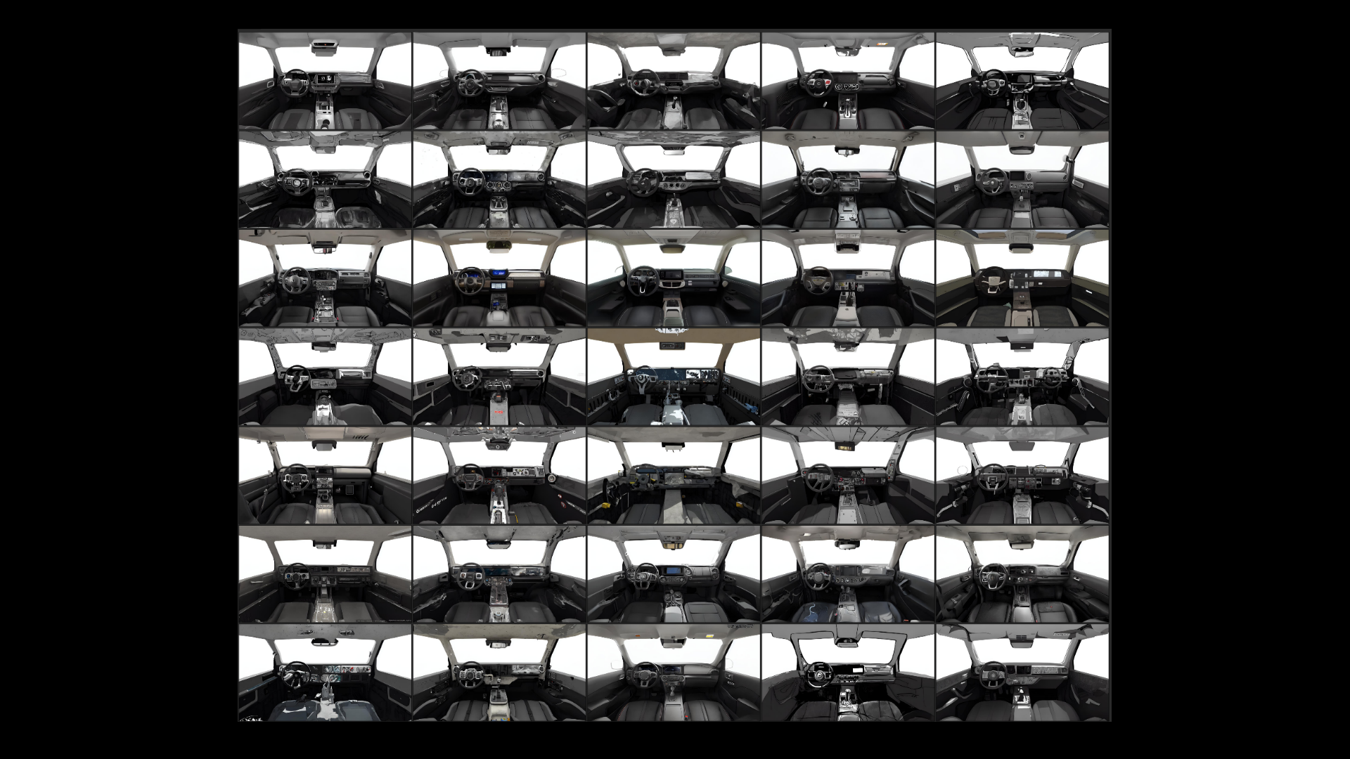 Interior design，Interior renderings，Automotive interior design，Automobile design，