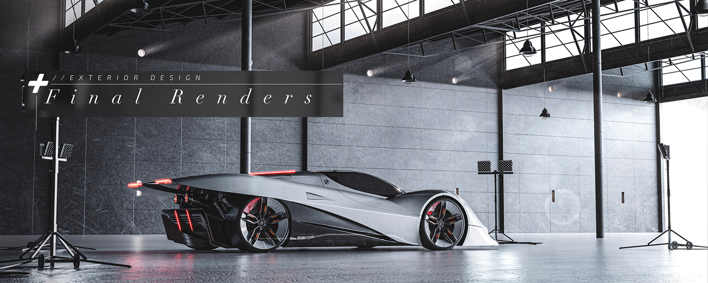 3D modeling，Porsche，conceptual design，