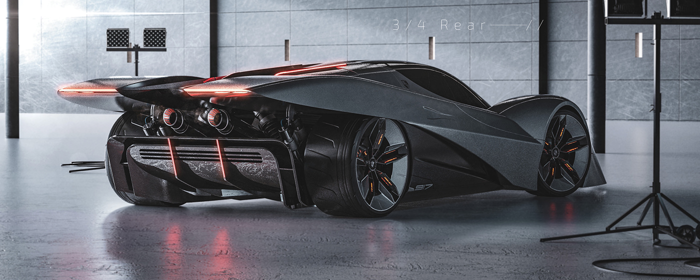 3D modeling，Porsche，conceptual design，