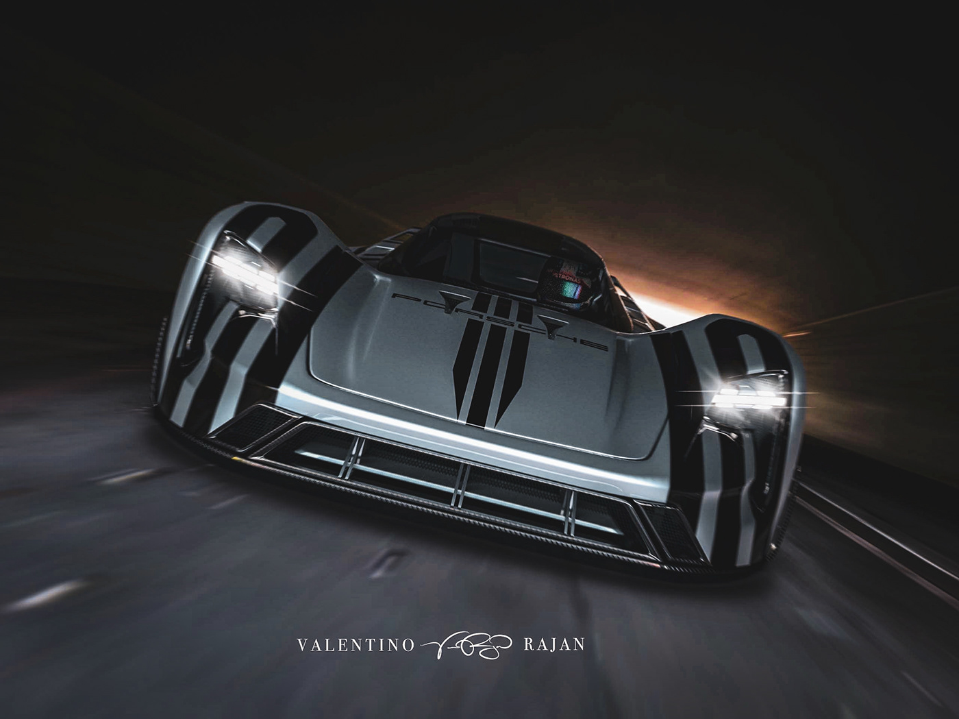 Porsche，3d，conceptual design，