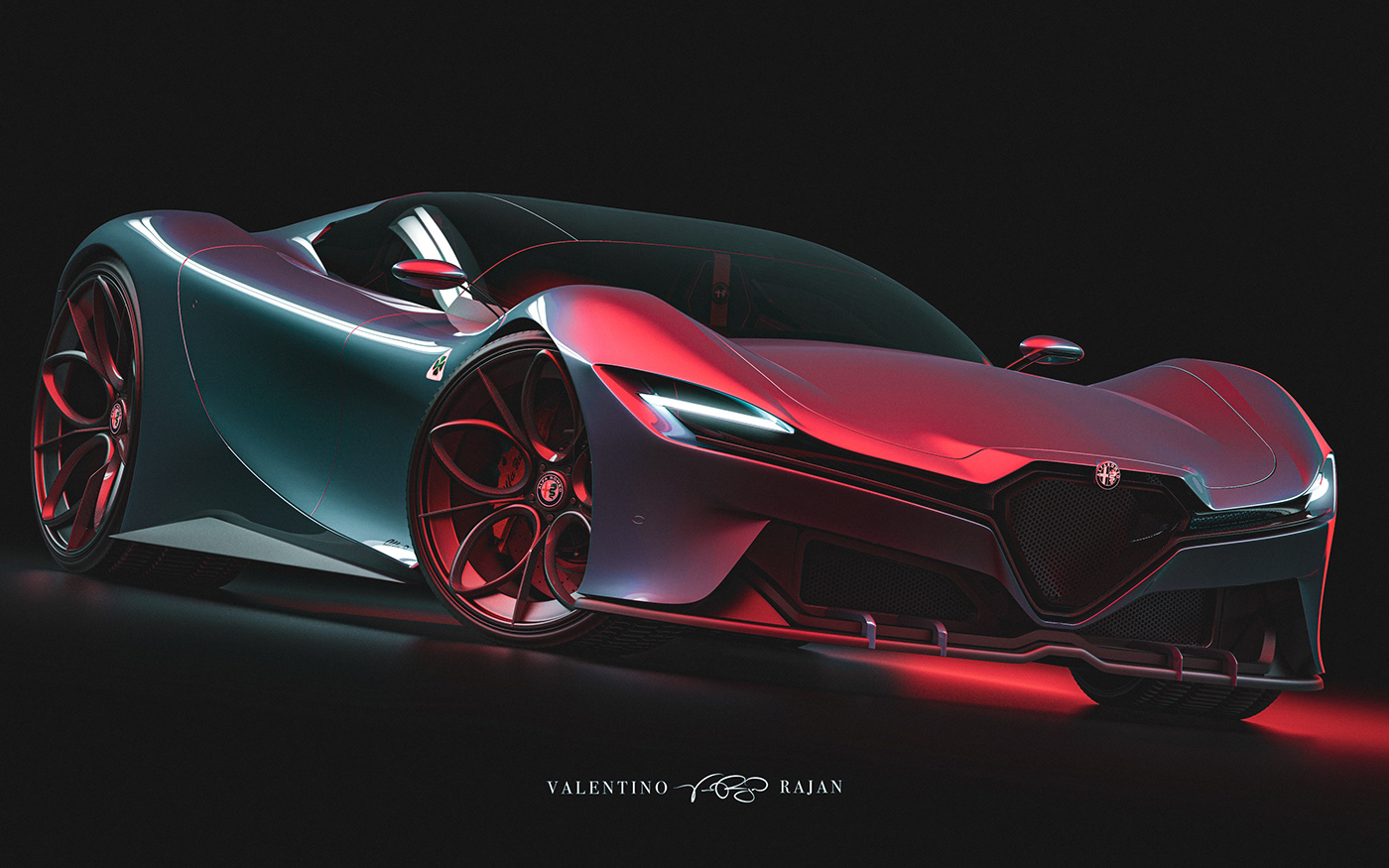 Sports car，product design，Appearance design，alpha，