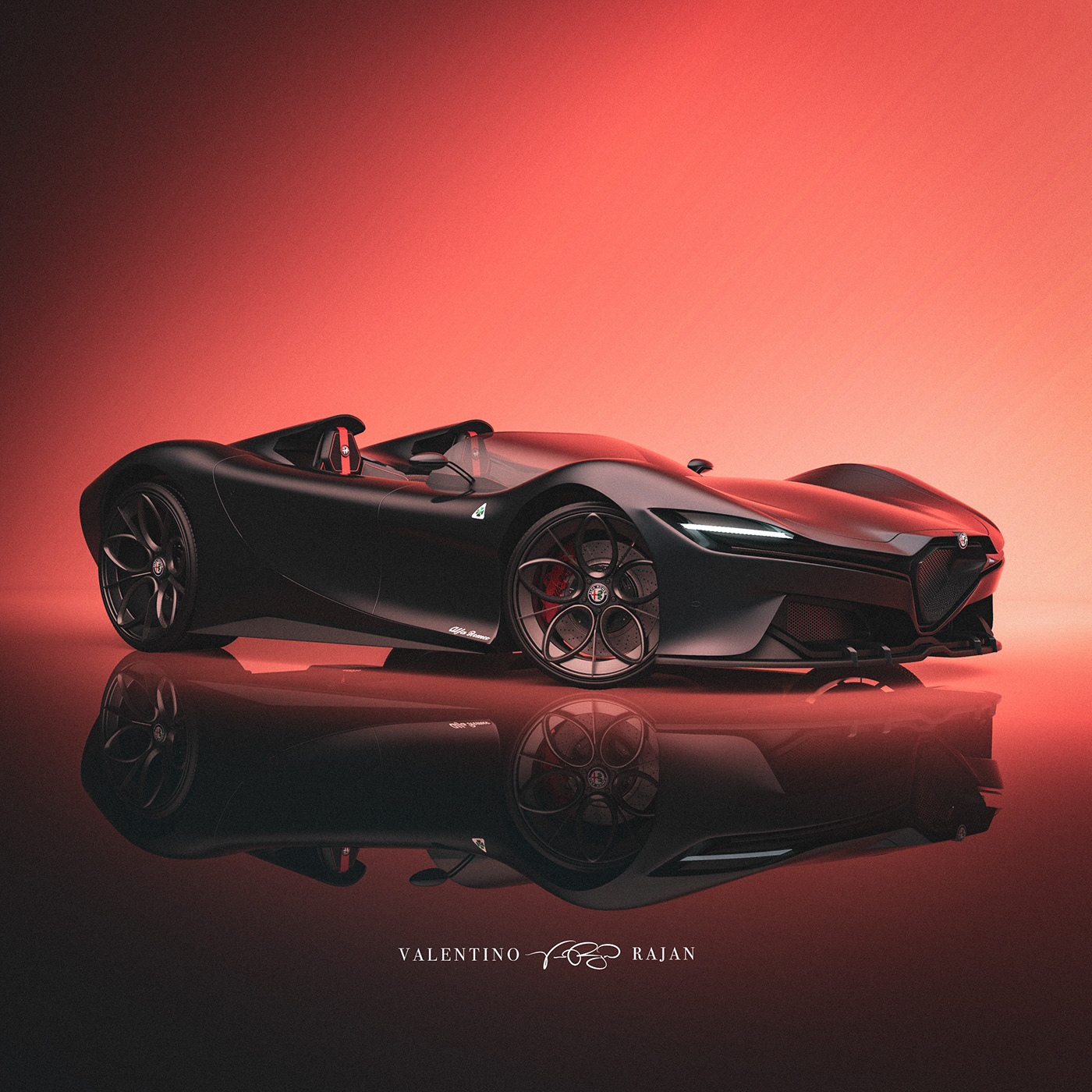 Sports car，product design，Appearance design，alpha，