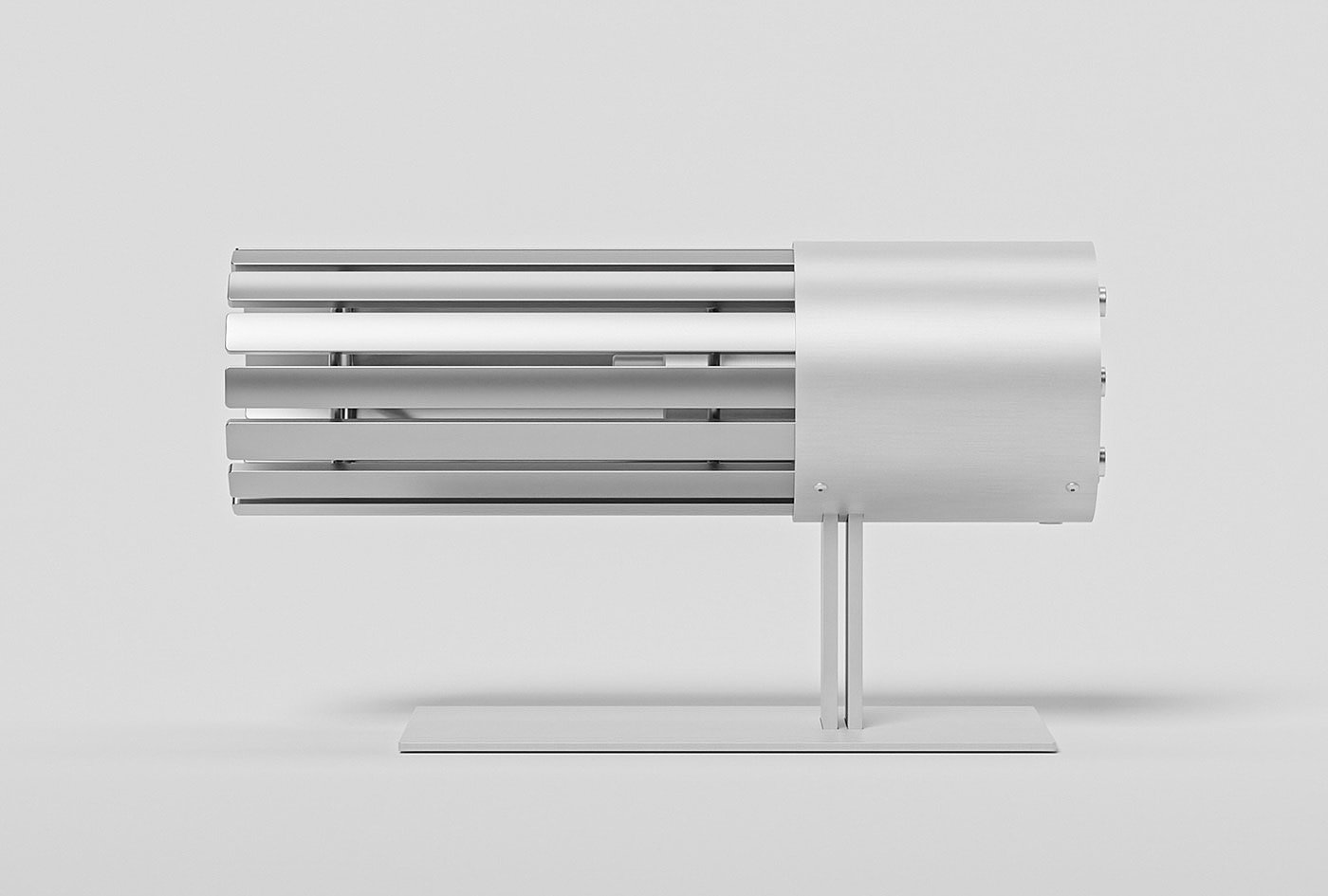 radiator，concept，steel，silver，