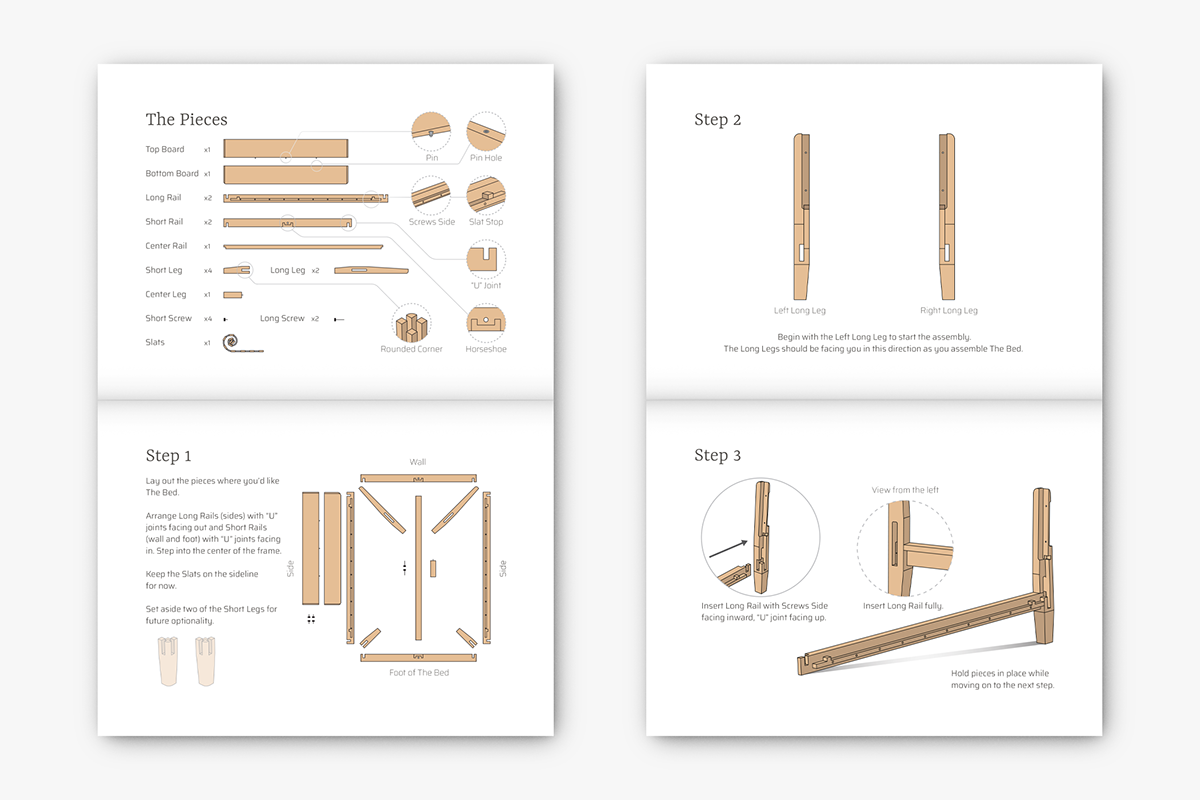 Bedside，Bed，wooden ，thuma，