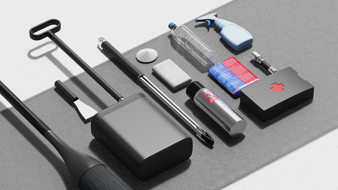 intelligence，sweeping machine，product design，Appearance design，delicate，science and technology，