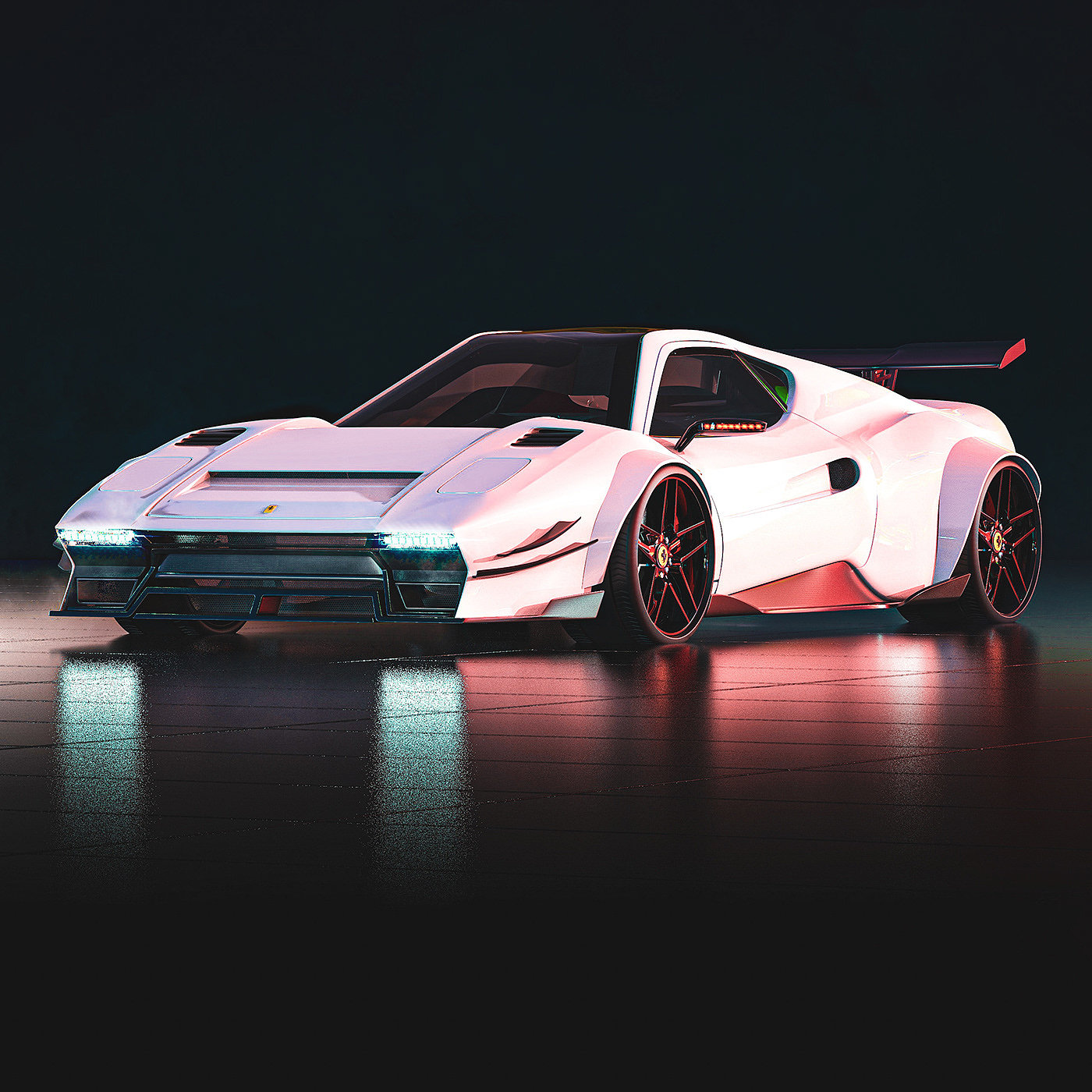 法拉利，法拉利 288 GTO 2020，ferrari，跑车，汽车设计，