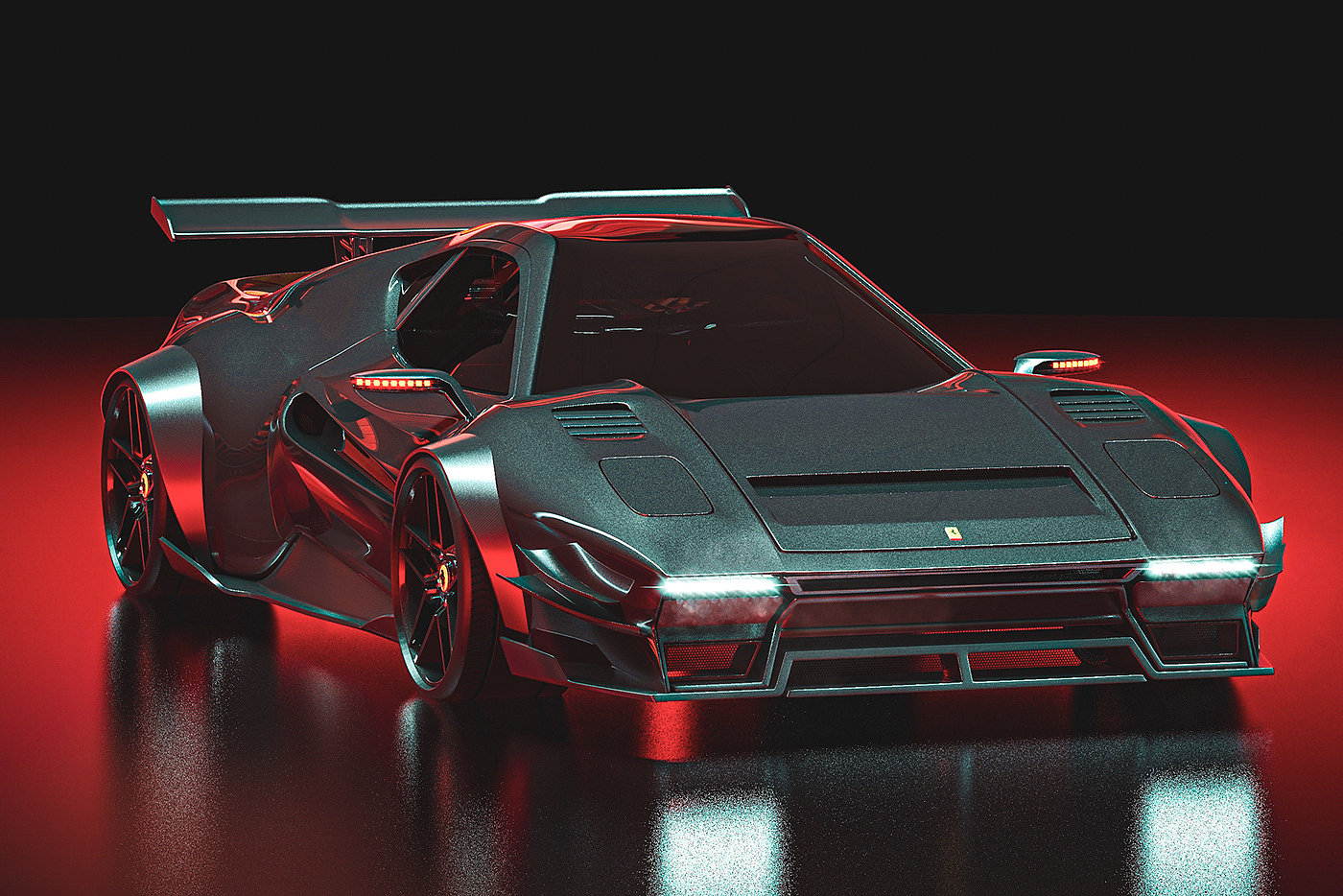 法拉利，法拉利 288 GTO 2020，ferrari，跑车，汽车设计，