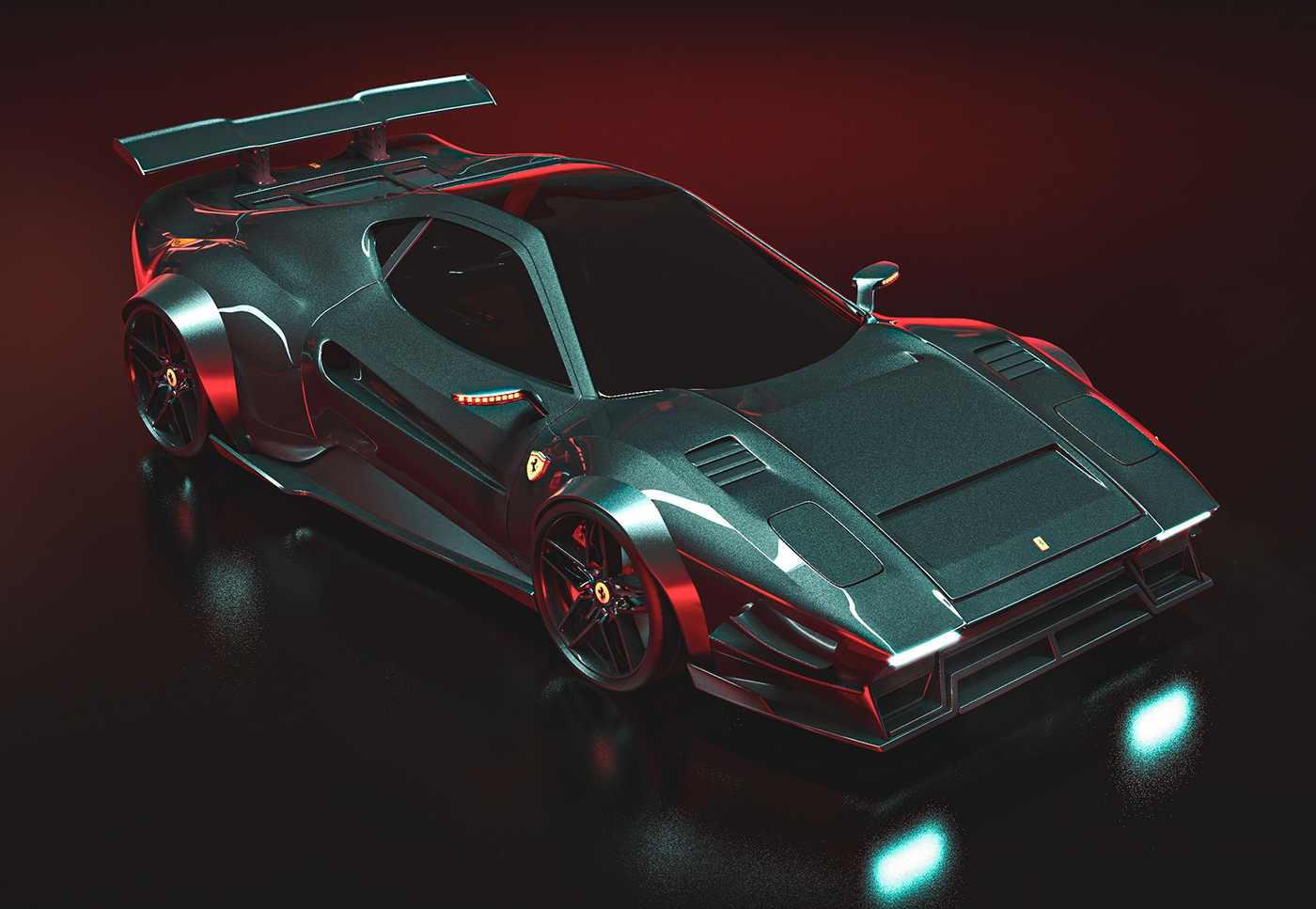 Ferrari，Ferrari 288 GTO 2020，ferrari，Sports car，Automobile design，