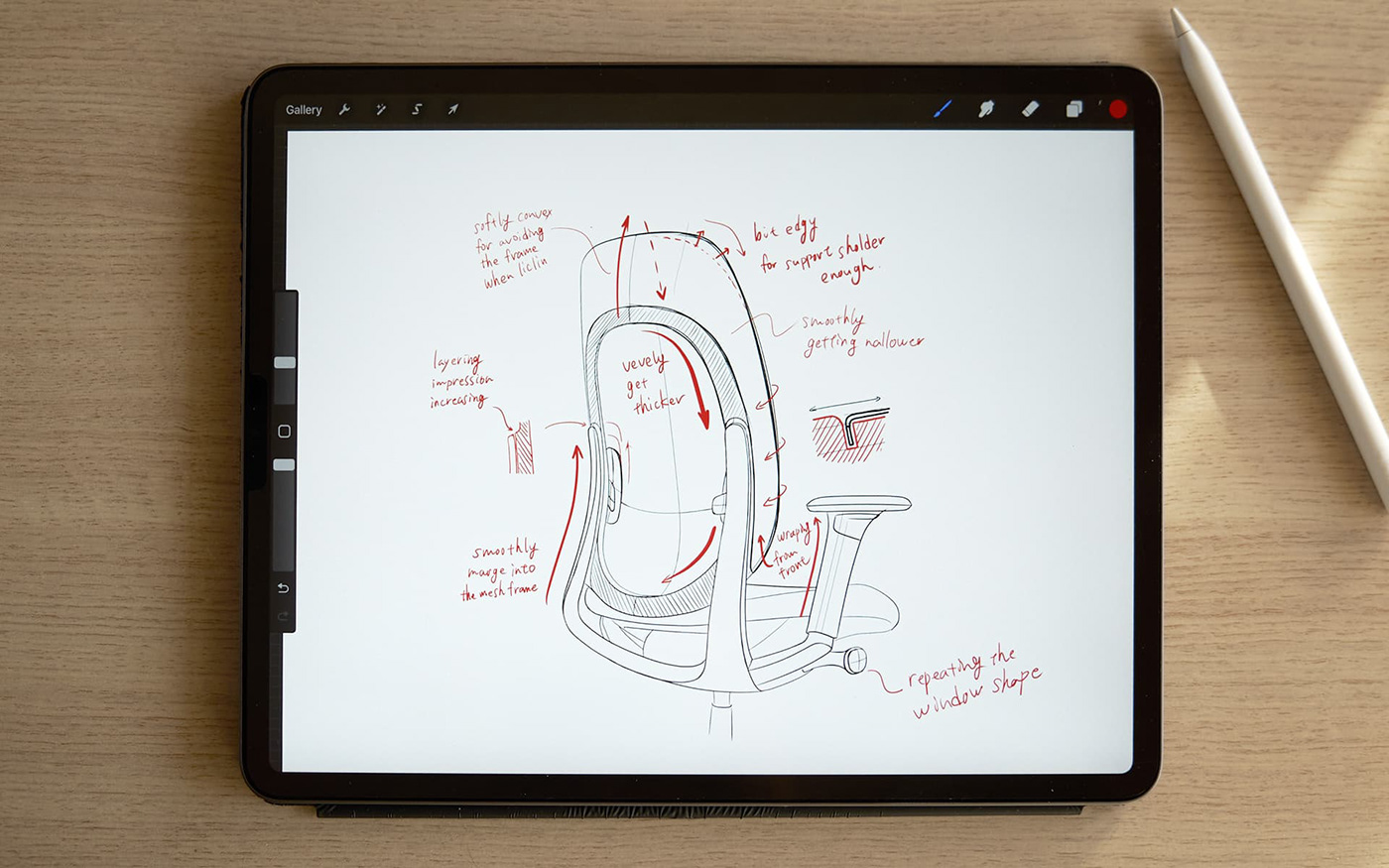 Office chair，chair，Giroflex 40，furniture design ，product design，