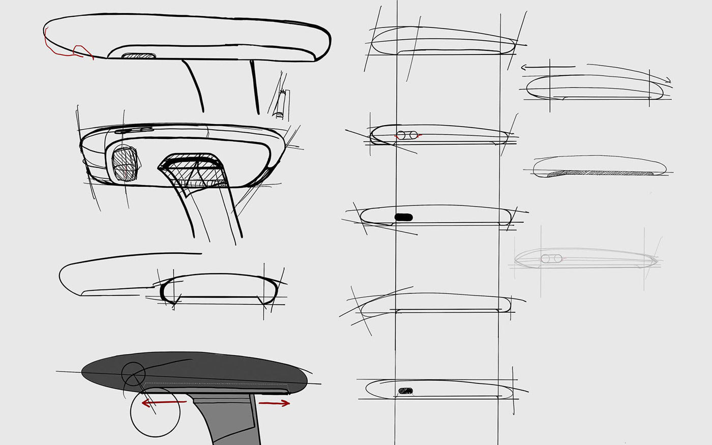 Office chair，chair，Giroflex 40，furniture design ，product design，