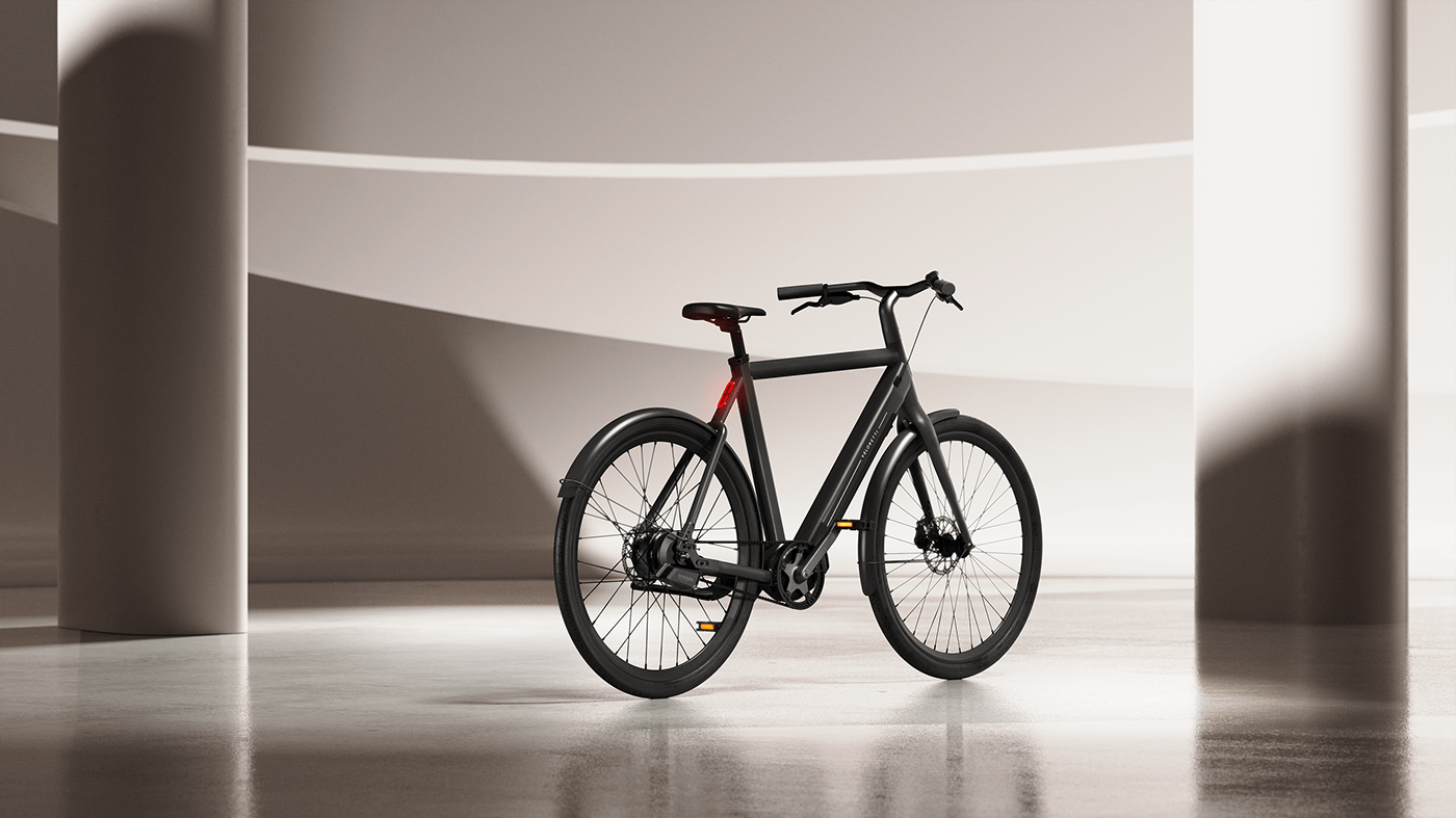 Veloretti，Electric bicycle，cgi，Bicycle，3d，
