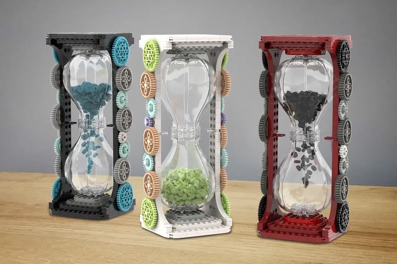 hourglass，Lego，Lego blocks，Lego creativity，lego，