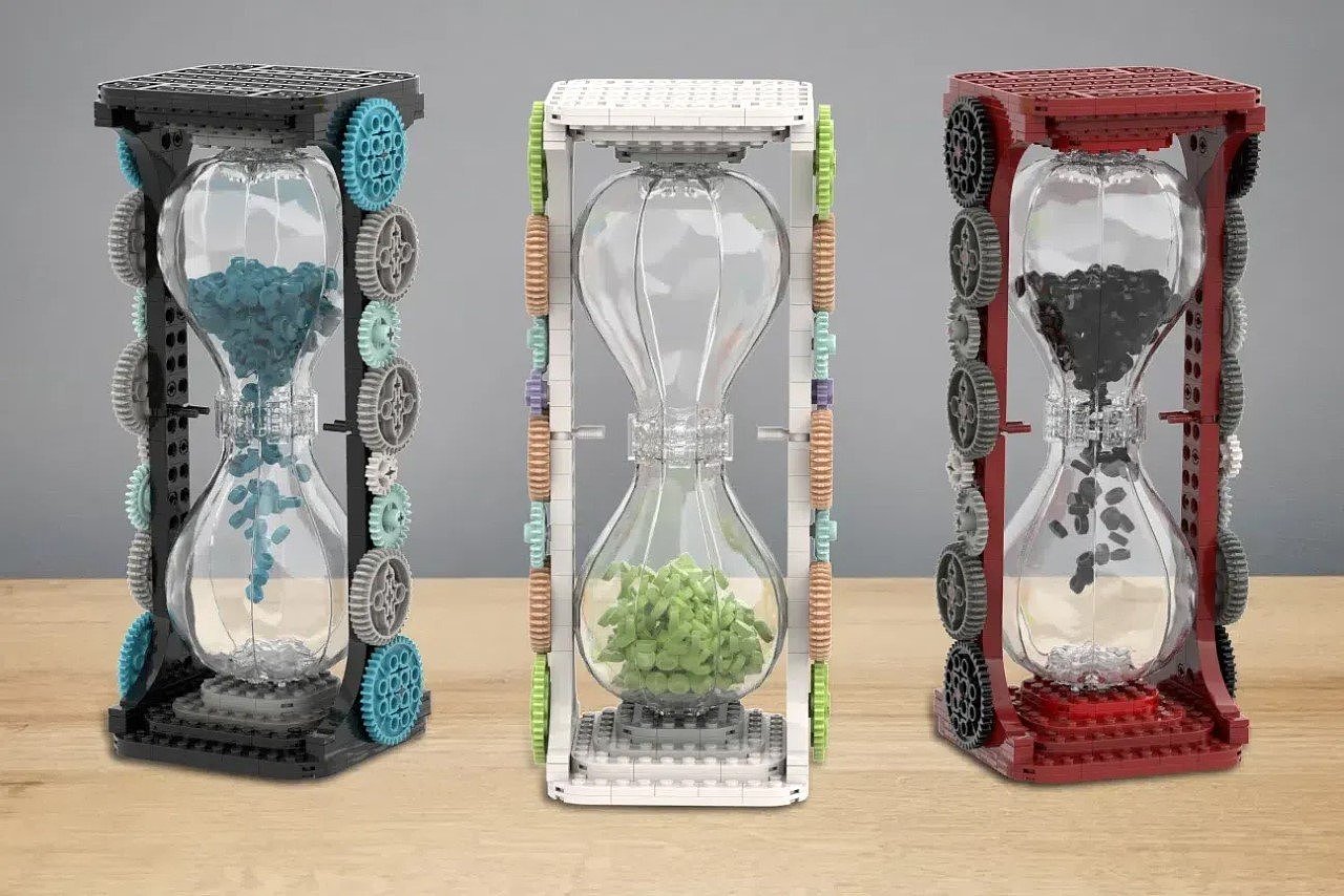 hourglass，Lego，Lego blocks，Lego creativity，lego，