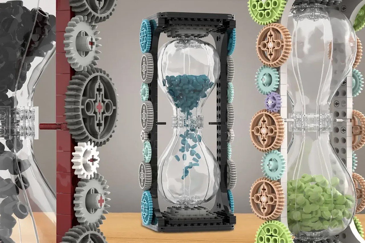 hourglass，Lego，Lego blocks，Lego creativity，lego，