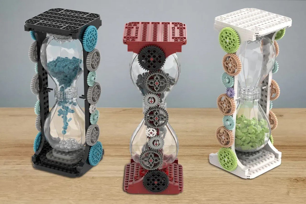 hourglass，Lego，Lego blocks，Lego creativity，lego，