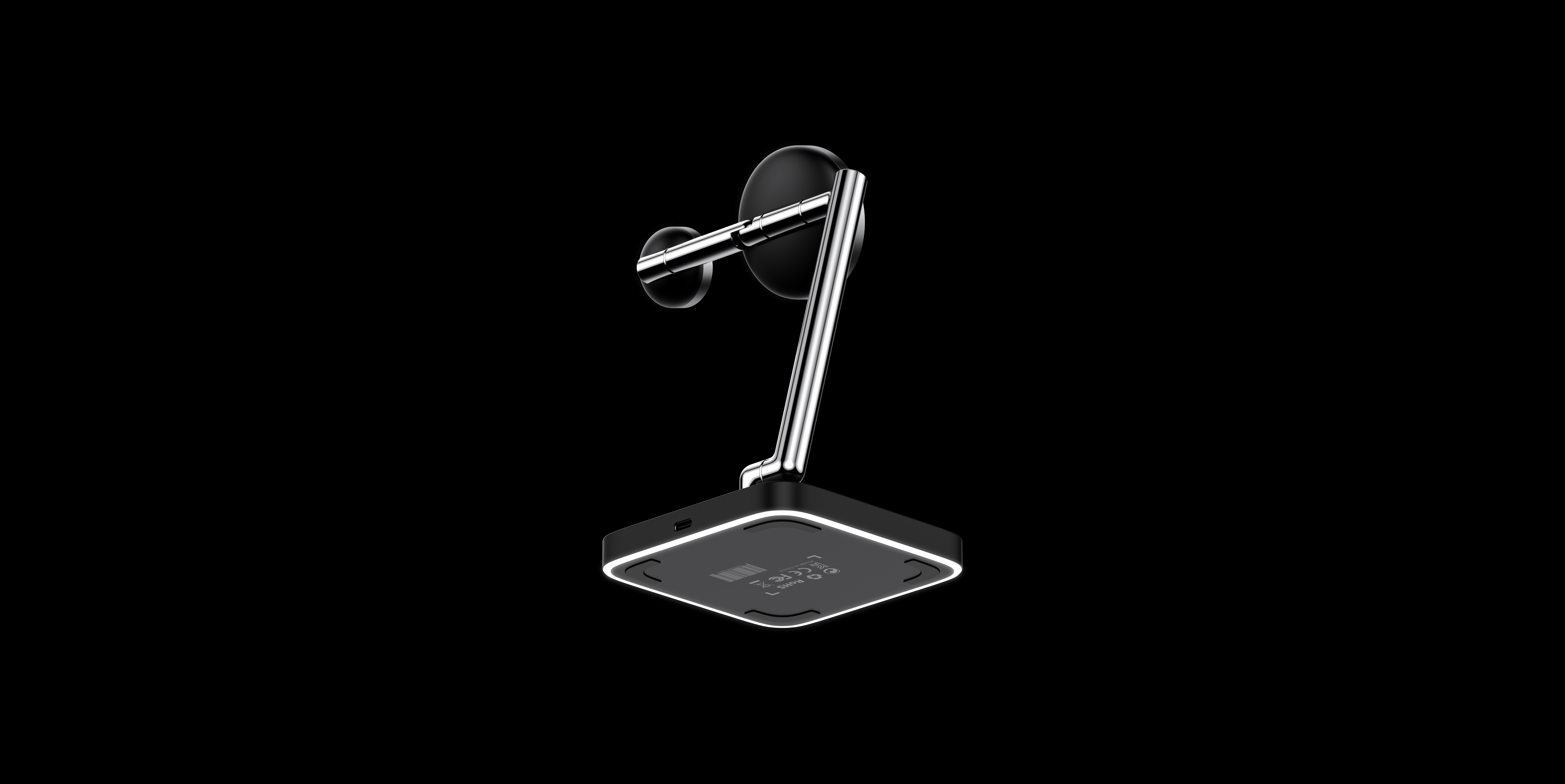 wireless charger ，product design，ZENMOKE，industrial design，3C digital，