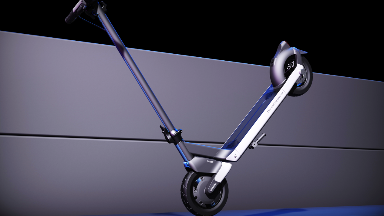 industrial design，Electric，Scooter，outdoors，Travel tools，