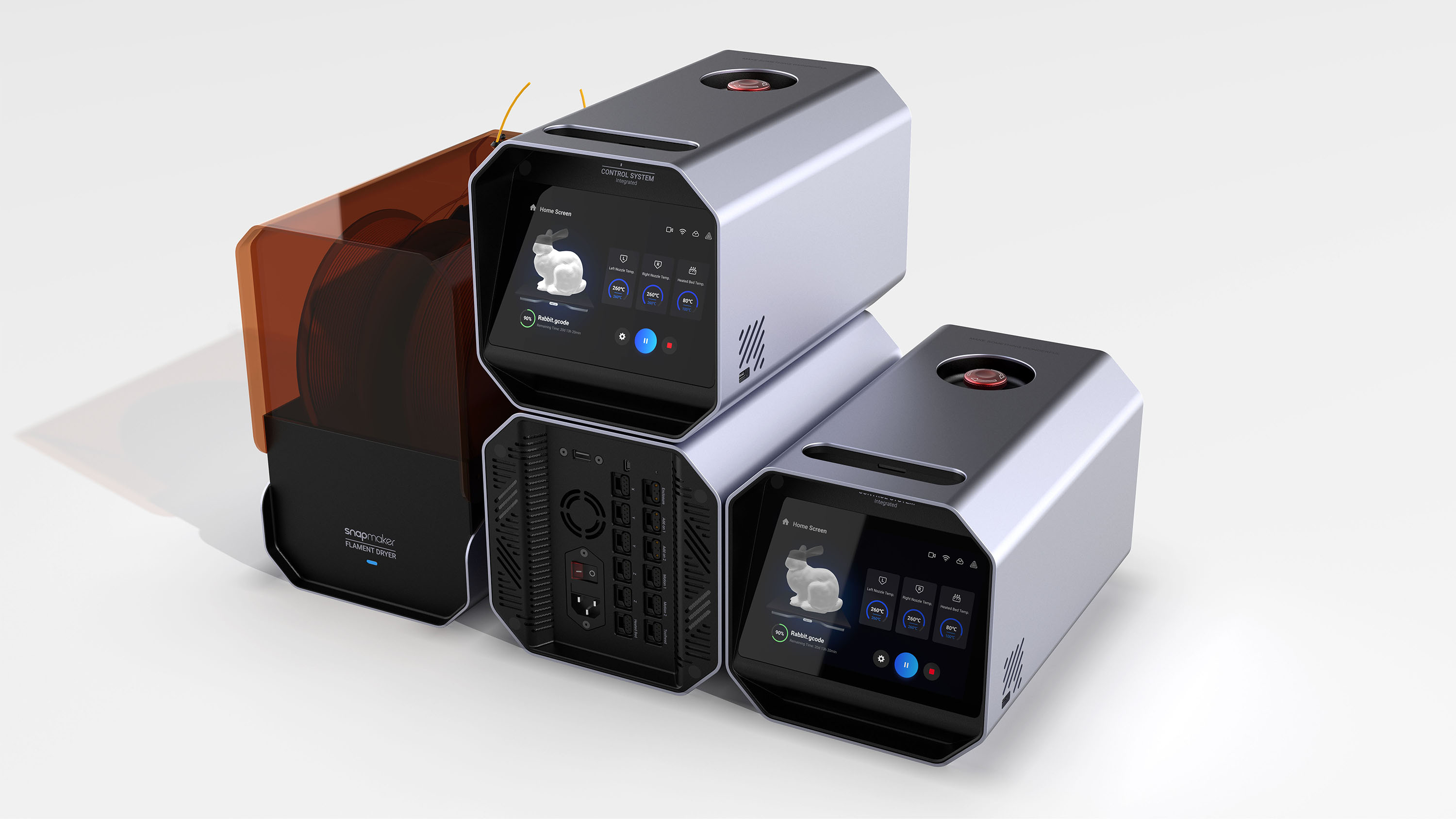 All metal，All metal，modularization，modularization，Large space，Large space，High speed printing，High speed printing，Quick Dismantling Experience，Quick Dismantling Experience，