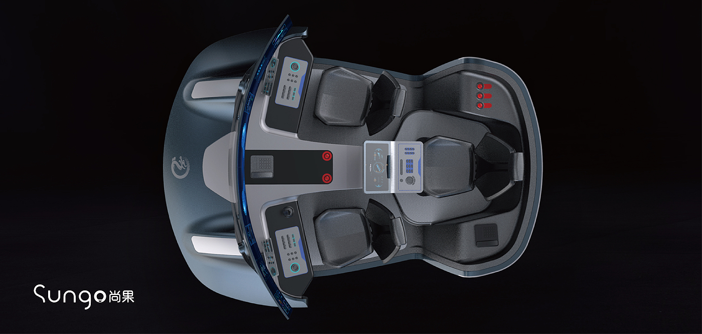 industrial design，Underground three-person cabin，science and technology，Industry，